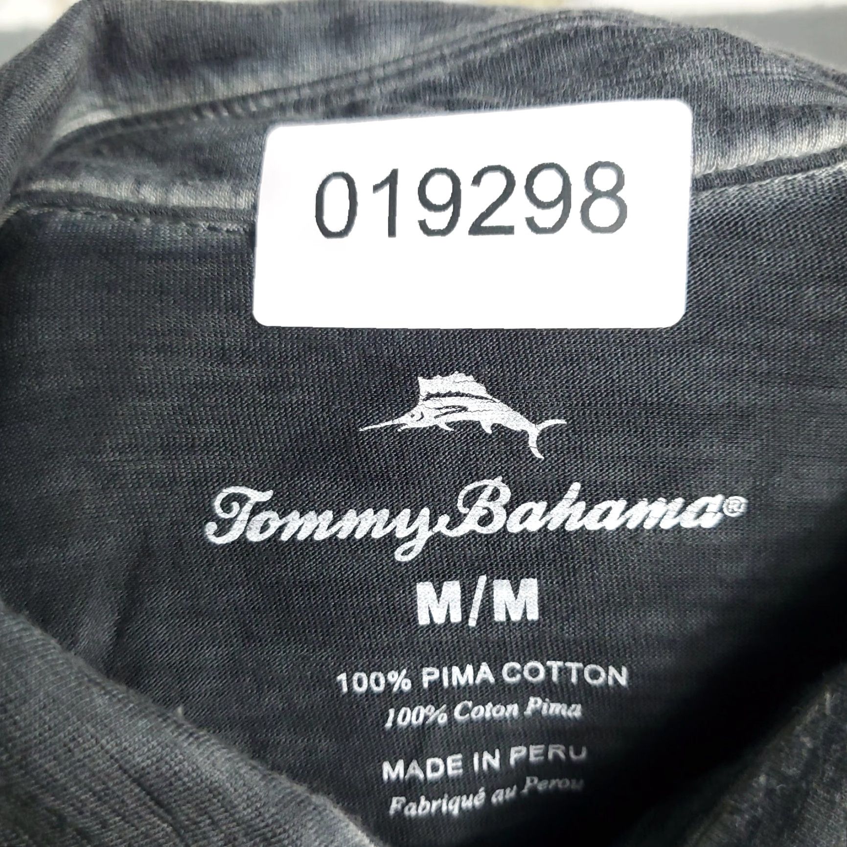 Tommy Bahama Tommy Bahama Polo Shirt Adult Medium Gray Casual Short Sleeve Sports Size US M / EU 48-50 / 2 - 7 Thumbnail
