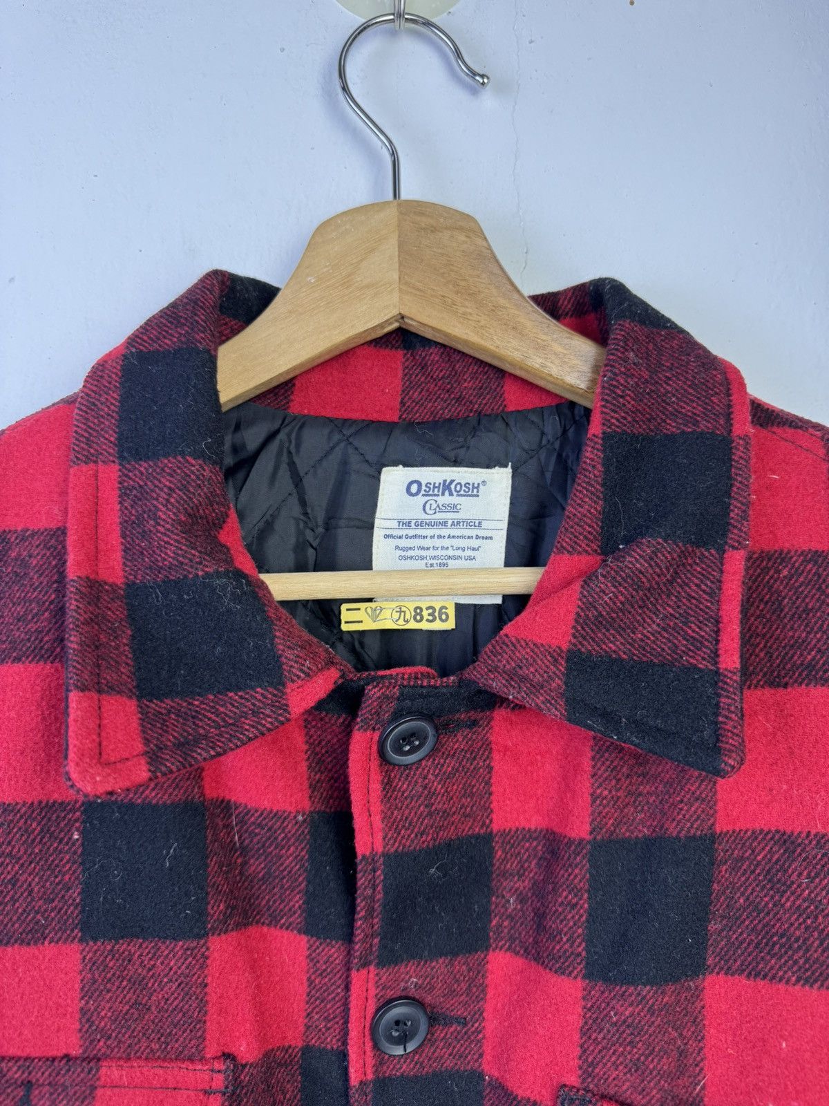 Oshkosh vintage OshKosh B'Gosh tartan rug jacket Size US L / EU 52-54 / 3 - 5 Thumbnail