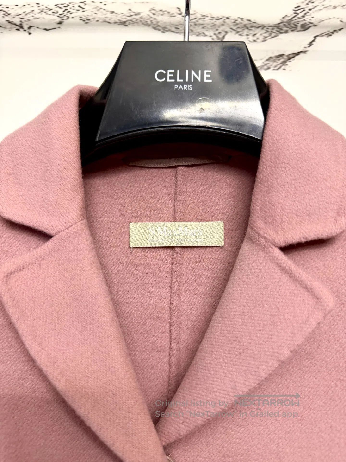 Max Mara Max Mara Pink Overcoat| Size S / US 4 / IT 40 - 2 Thumbnail