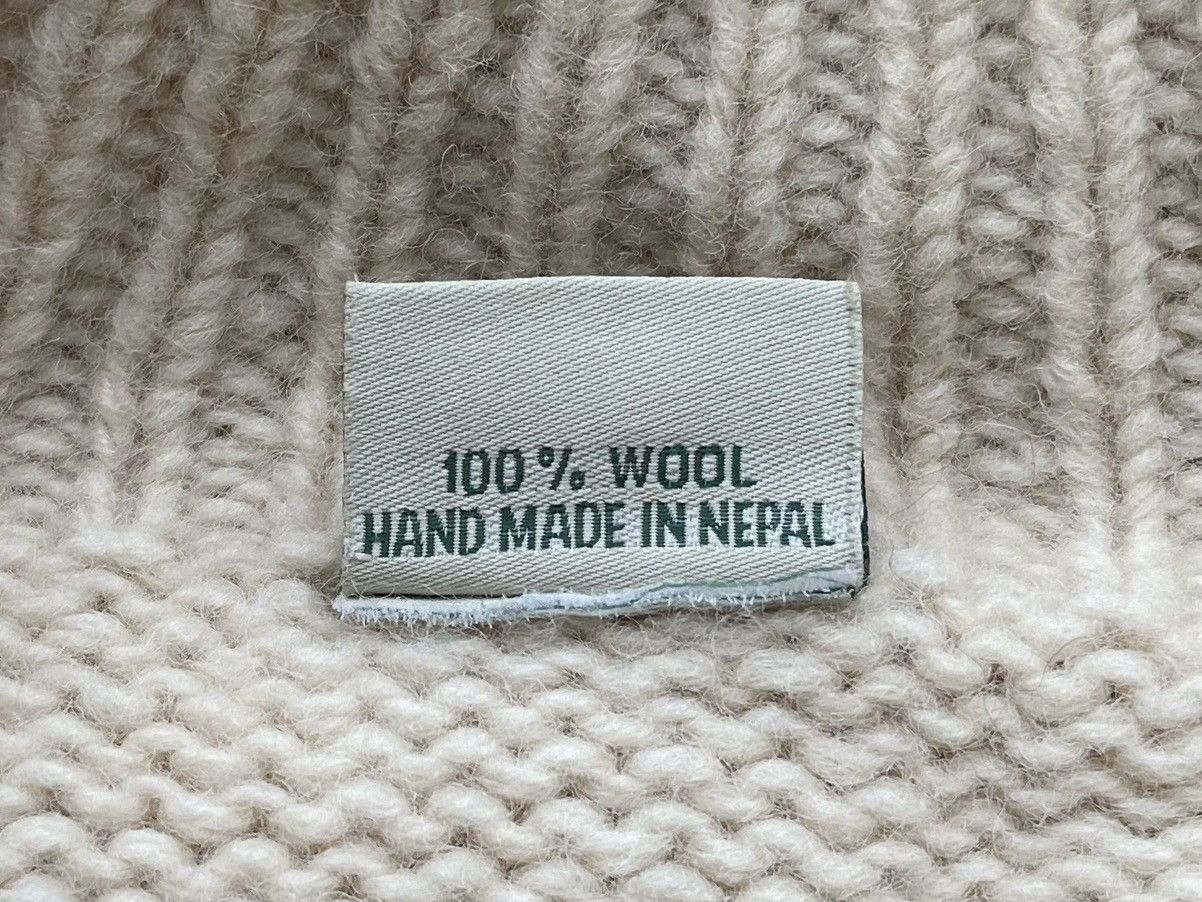 Handmade × Vintage Pachamama Handmade Original Wool Sweater Cardigan Nepal L Size L / US 10 / IT 46 - 5 Thumbnail