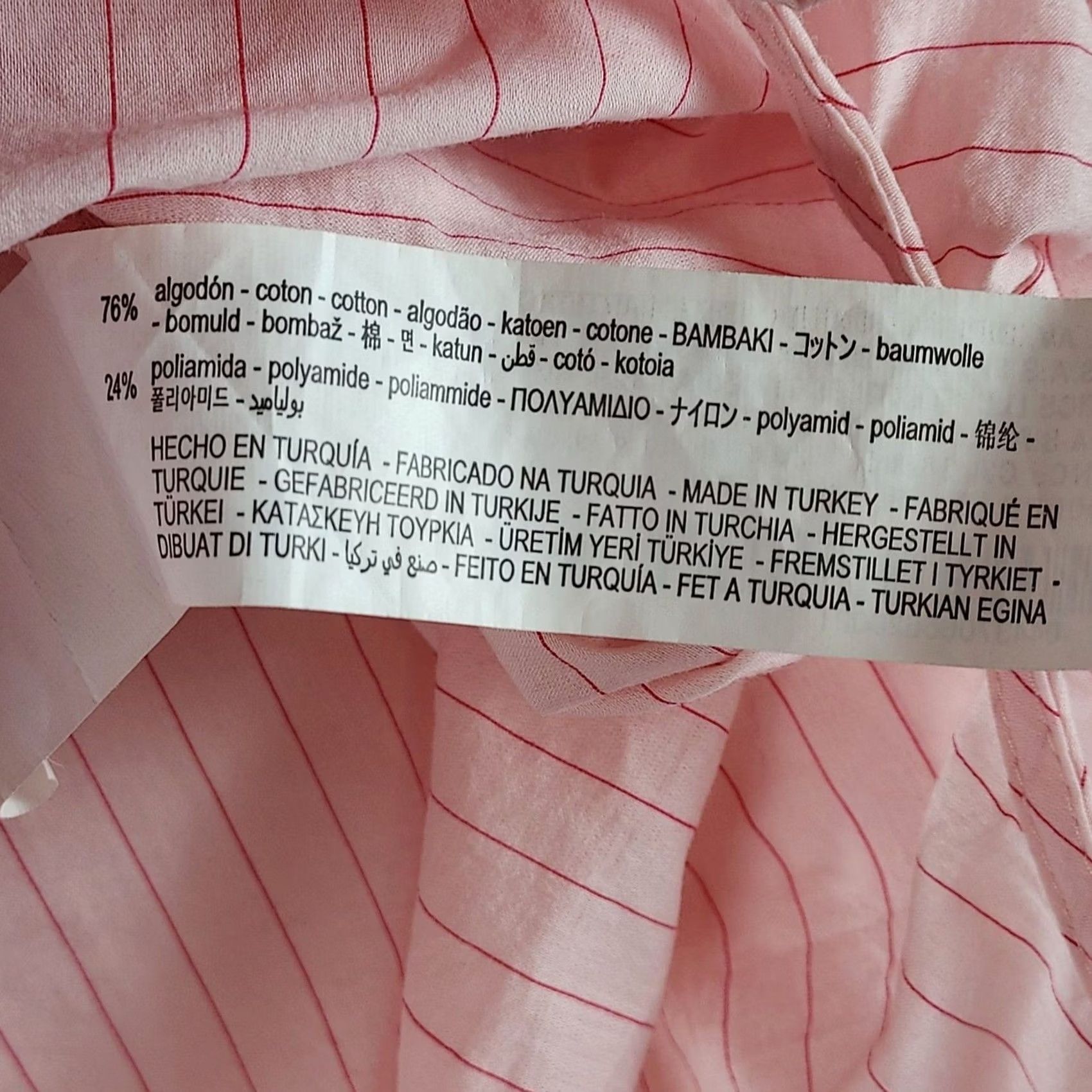 Zara VINTAGE? No — Zara Shirt Women’s Button Down Small Pink Red Stripe Long Sleeve Relaxed Fit Size S / US 4 / IT 40 - 7 Thumbnail