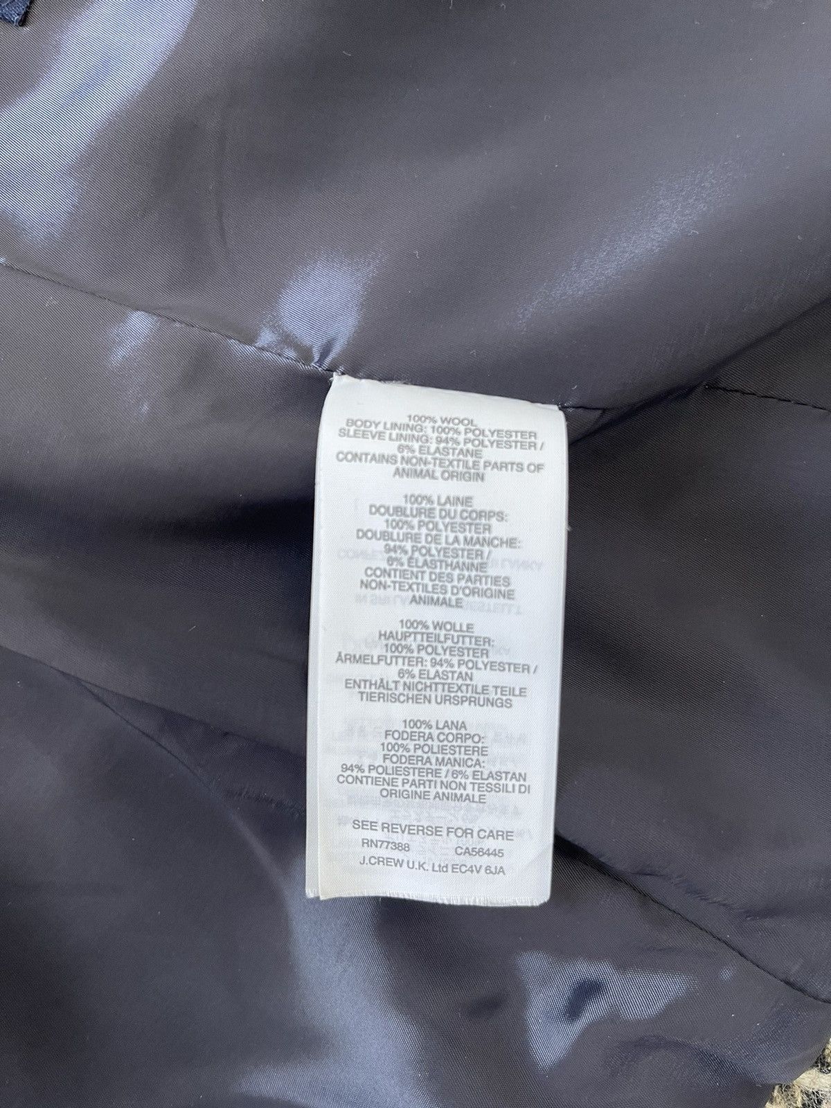 J.Crew 100% English Wool J.Crew Blazer Size XS / US 0-2 / IT 36-38 - 7 Thumbnail