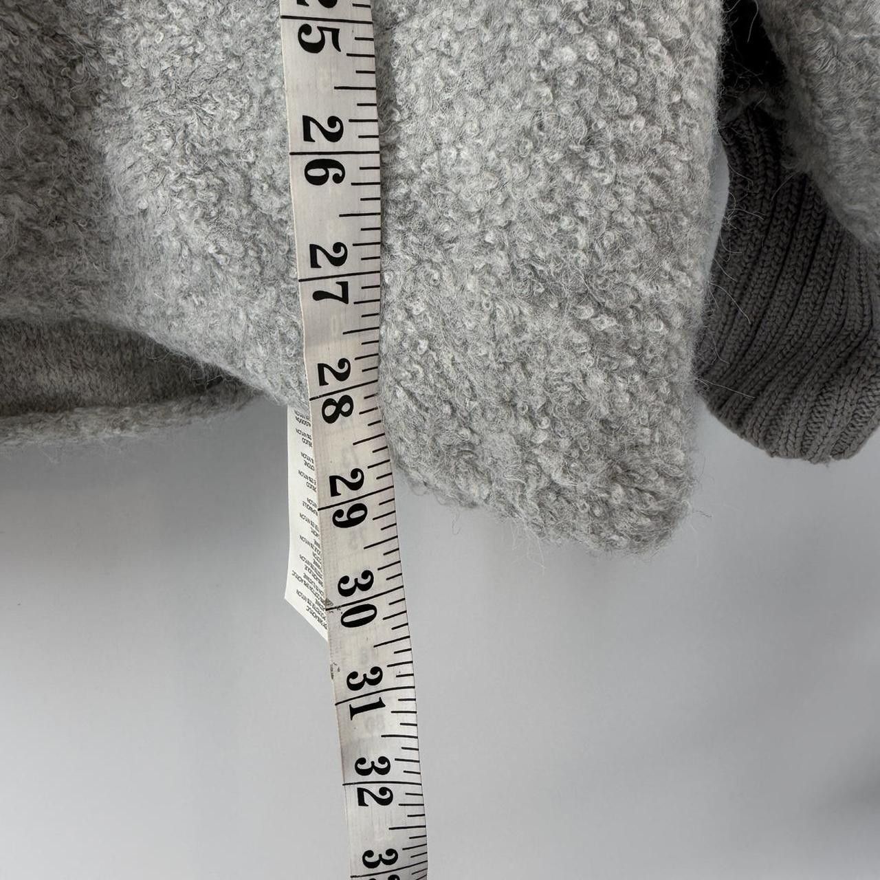 Free People Free People Milo S Oversized Grey Turtleneck Sweater Size S / US 4 / IT 40 - 7 Thumbnail