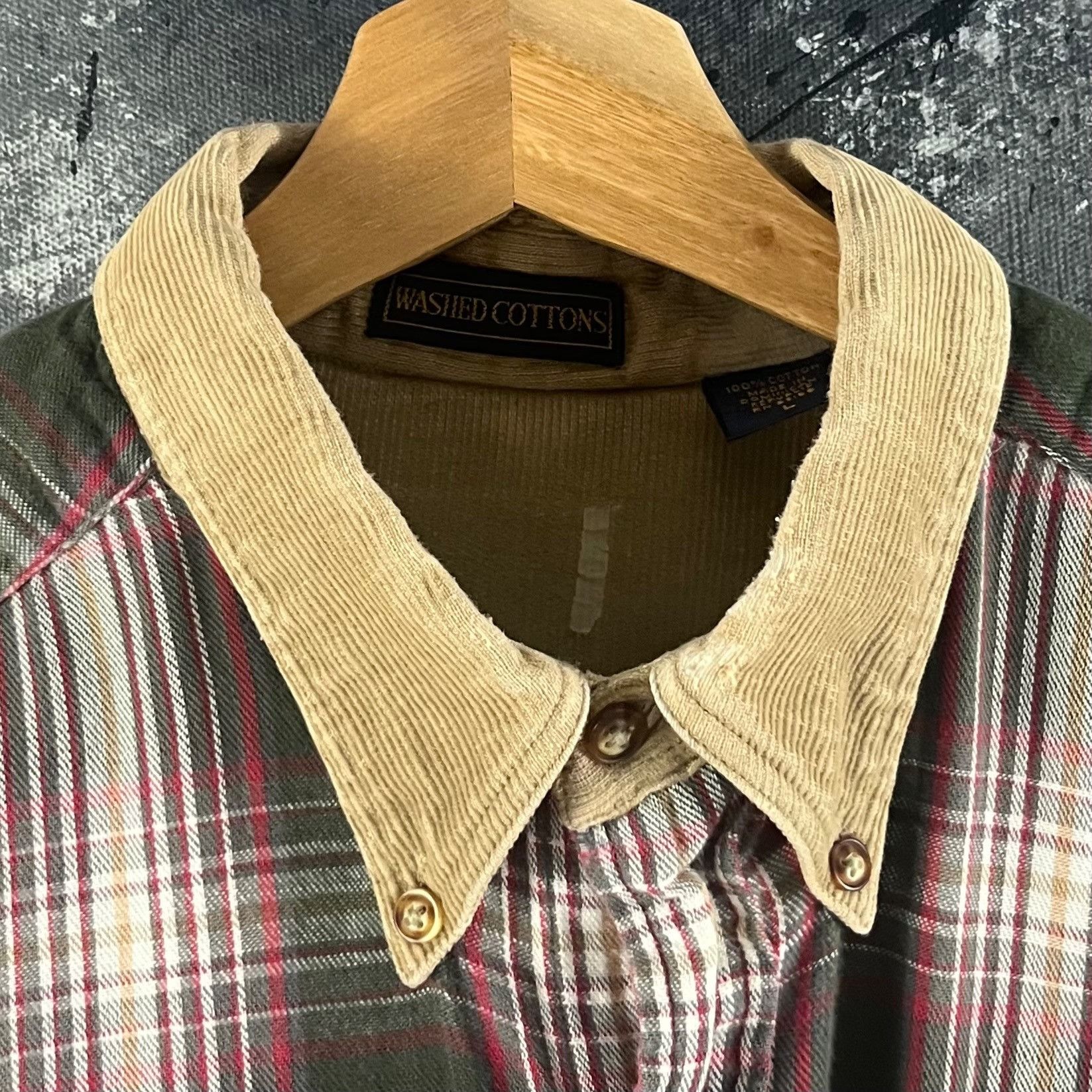 Vintage Vintage 90’s Plaid button shirt Size US L / EU 52-54 / 3 - 4 Thumbnail