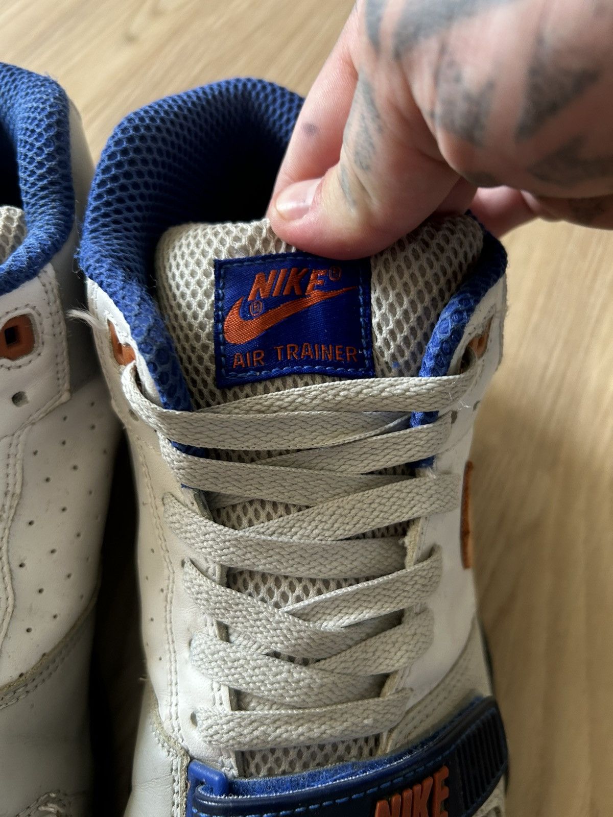 Nike RARE 2003 Nike Air Trainer Brooklyn Nets Size US 10.5 / EU 43-44 - 3 Thumbnail