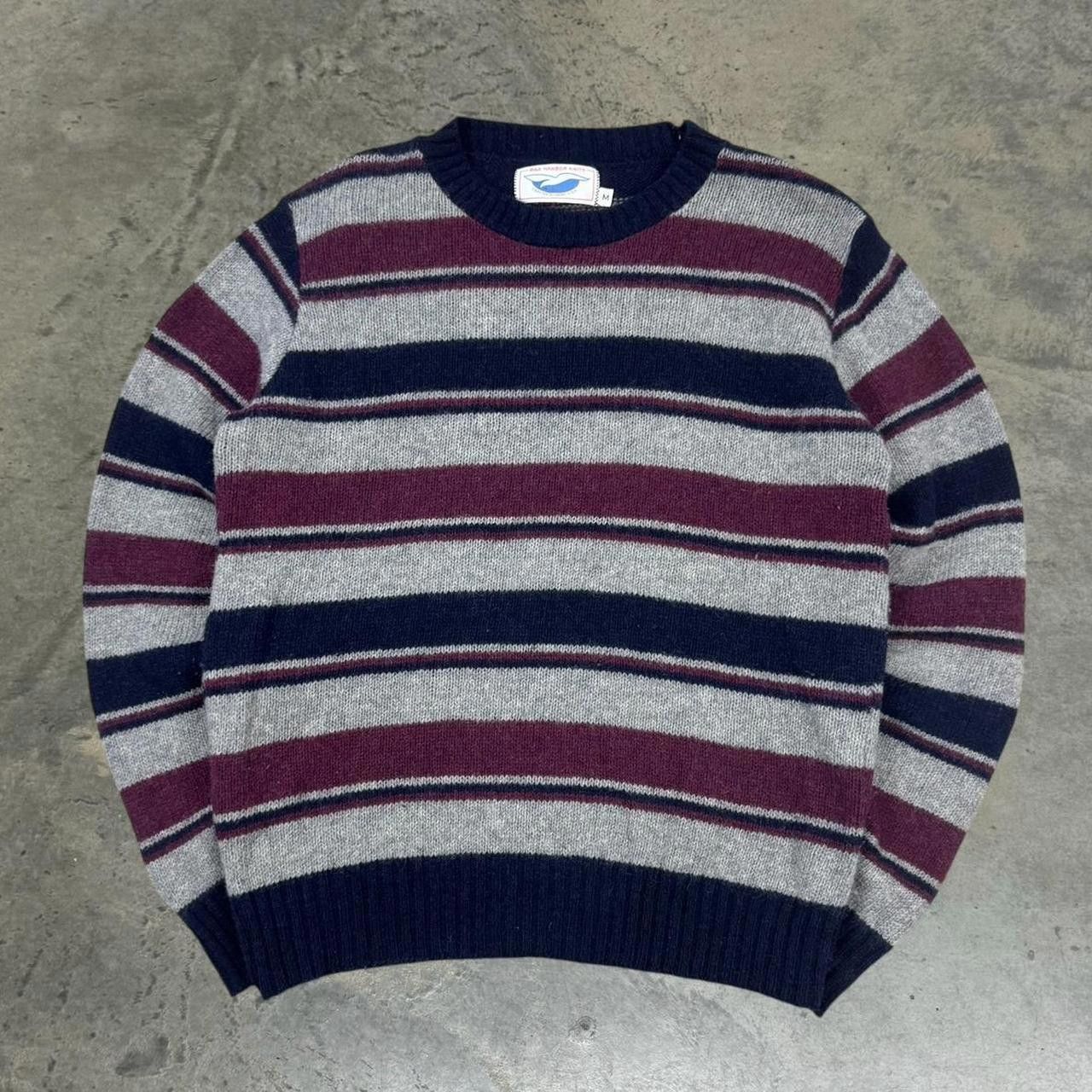 Vintage Vintage 70s Bar Harbor Knits Striped Knit Sweater Size US M / EU 48-50 / 2 - 1 Thumbnail