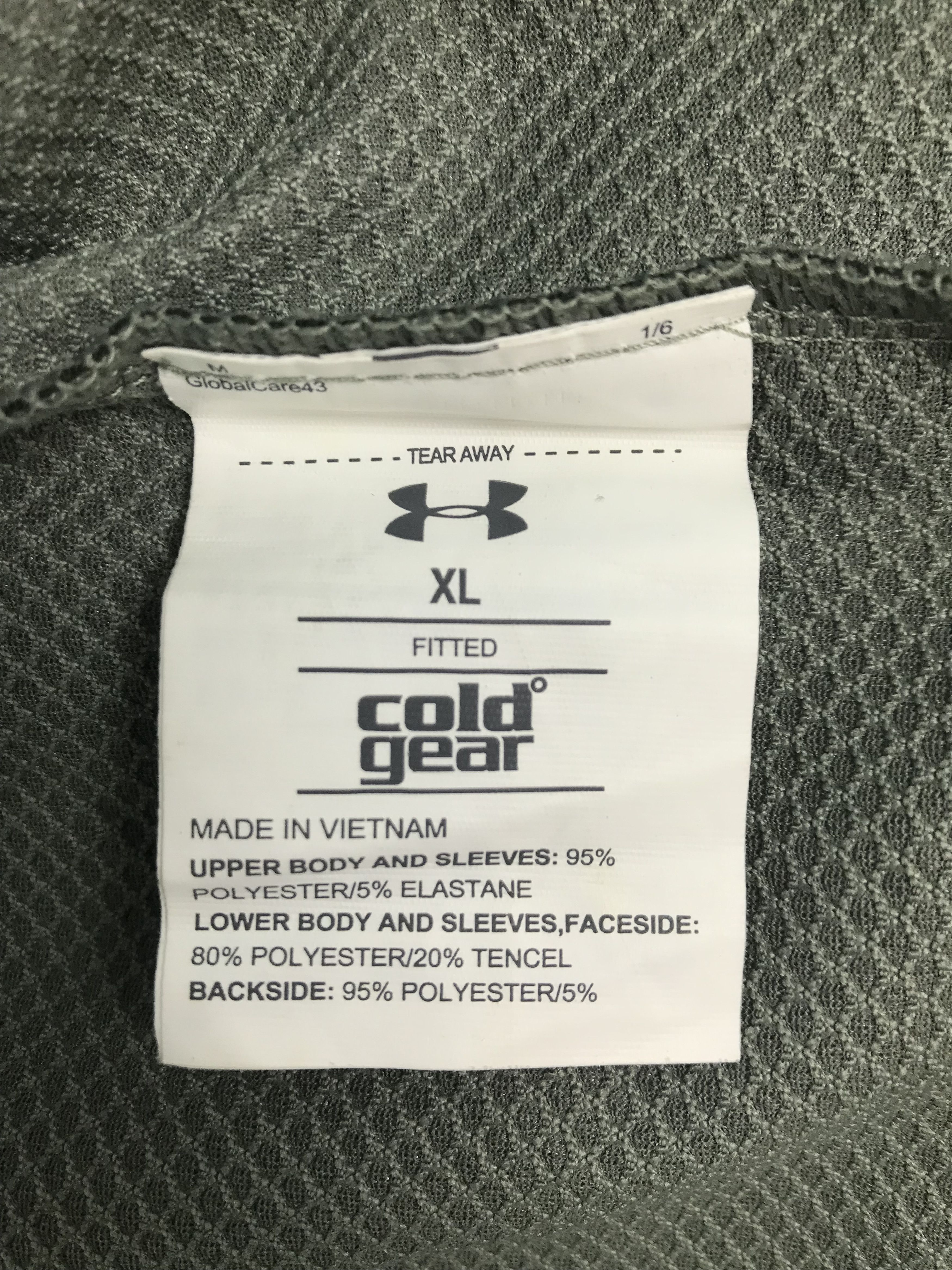 Under Armour Original Under Armour Cold Gear Zipper Size US XL / EU 56 / 4 - 6 Thumbnail