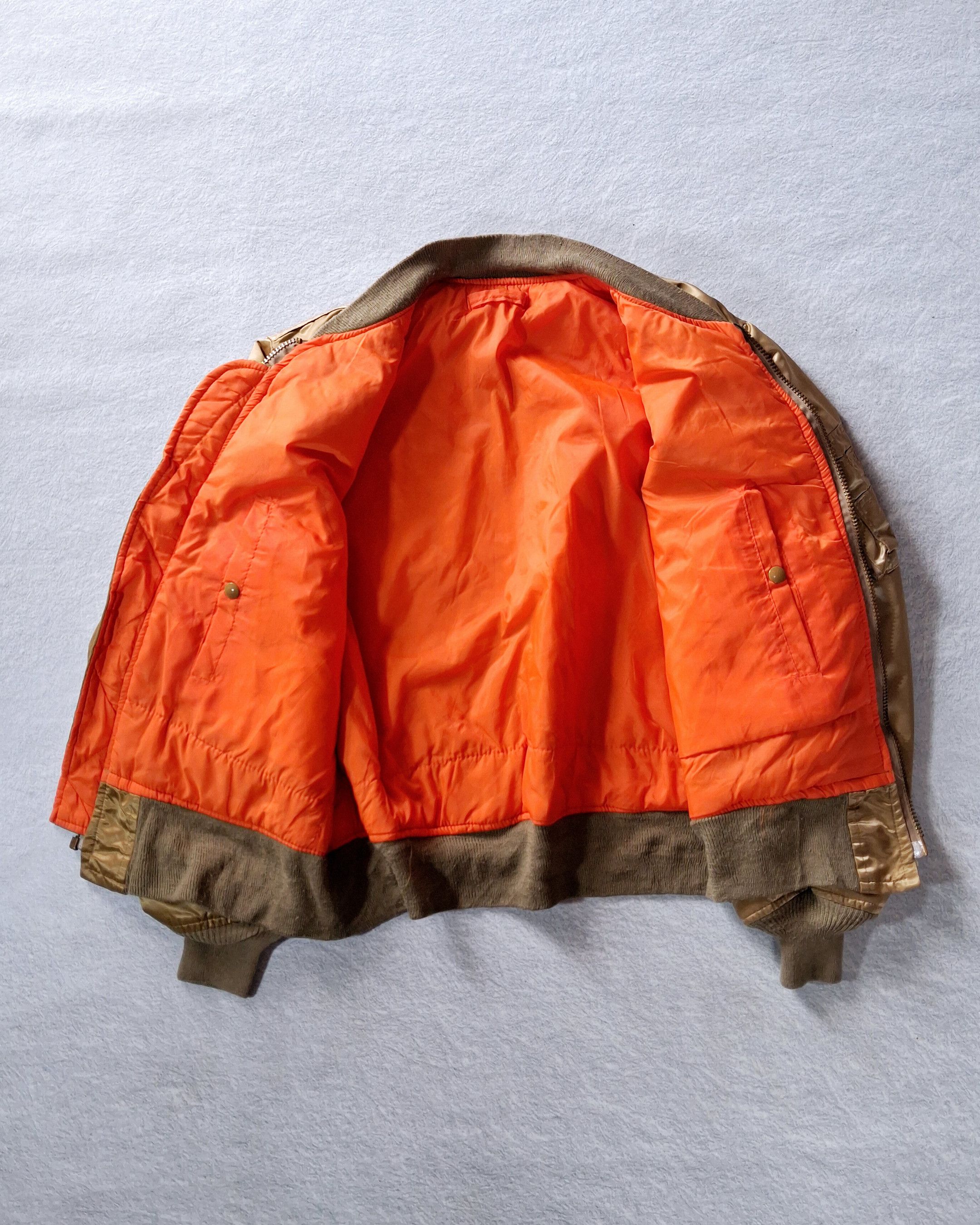 Vintage CORINTH MFG CO MA-1 MILITARY UNIFORM BOMBER JACKET Size US L / EU 52-54 / 3 - 11 Thumbnail