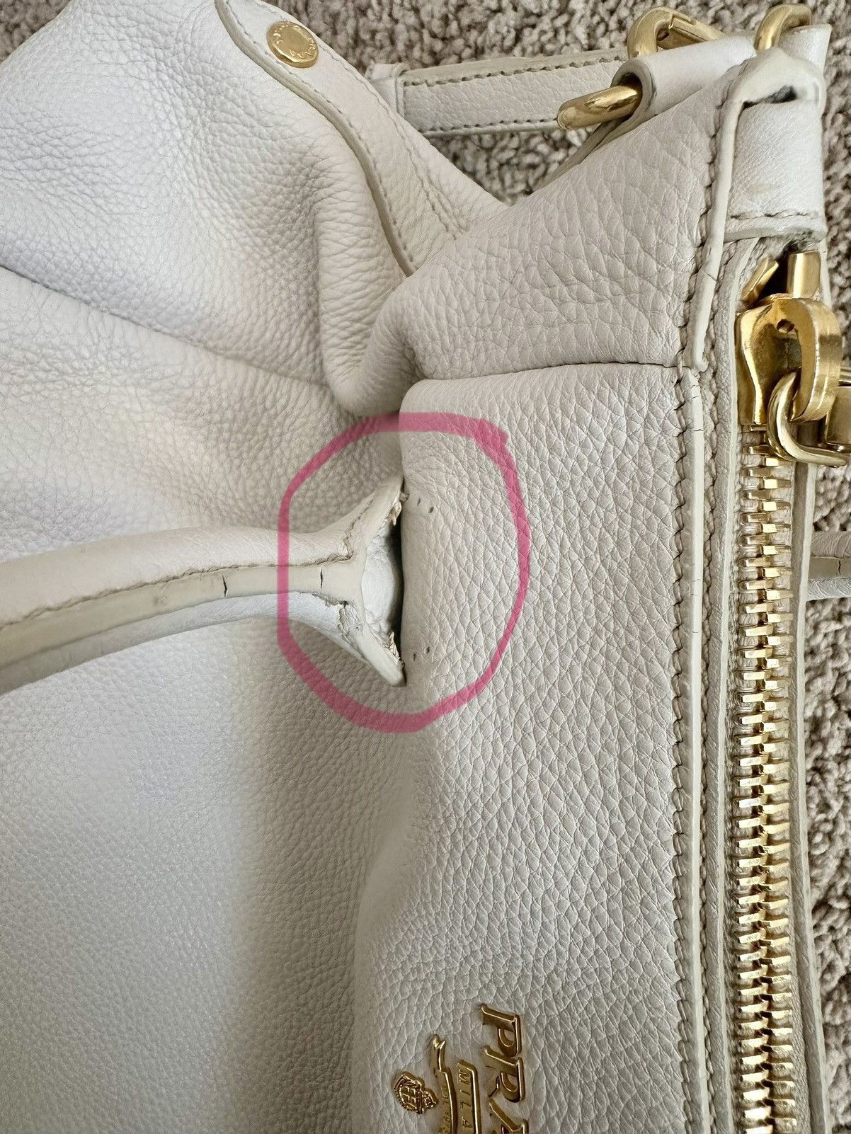 Prada Prada Sacca 2 Manici *100% authentic * Size ONE SIZE - 9 Thumbnail