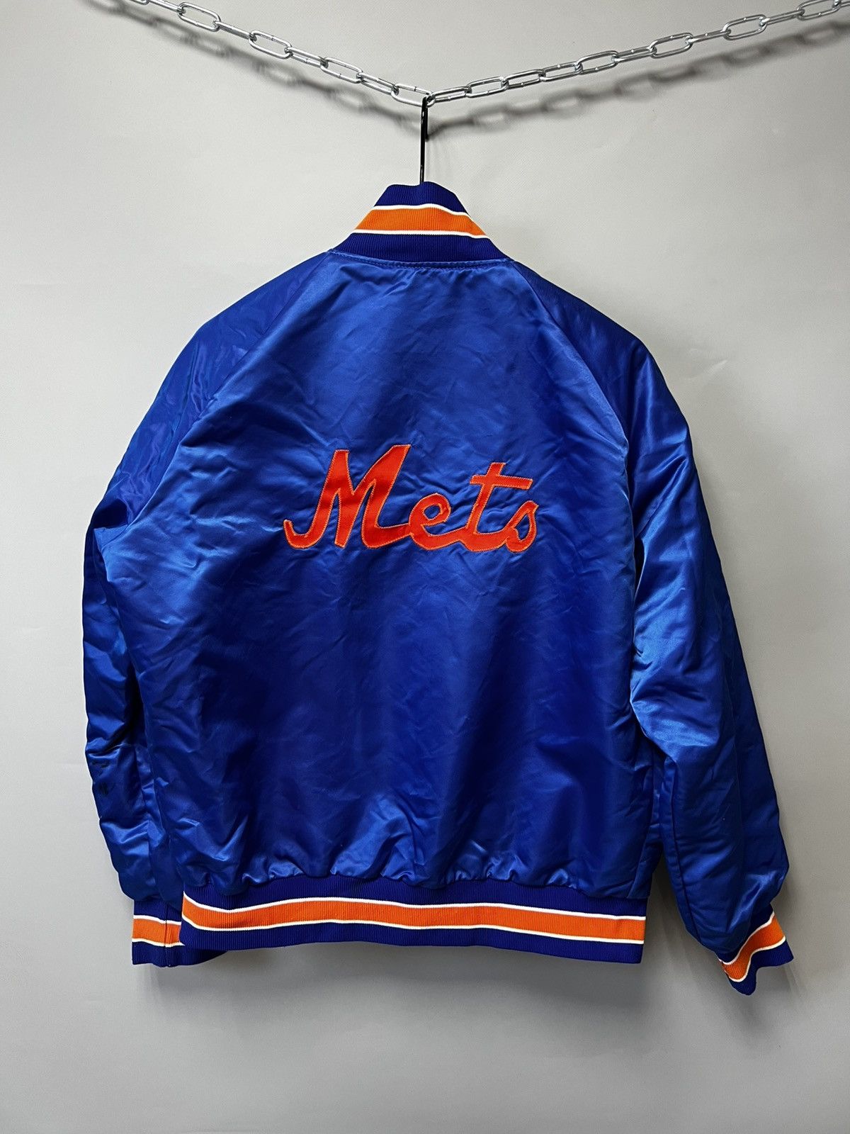 MLB × Starter × Vintage 90s NY METS Baseball Club Jacket Bomber y2k made in USA 🇺🇸 Size US M / EU 48-50 / 2 - 2 Thumbnail