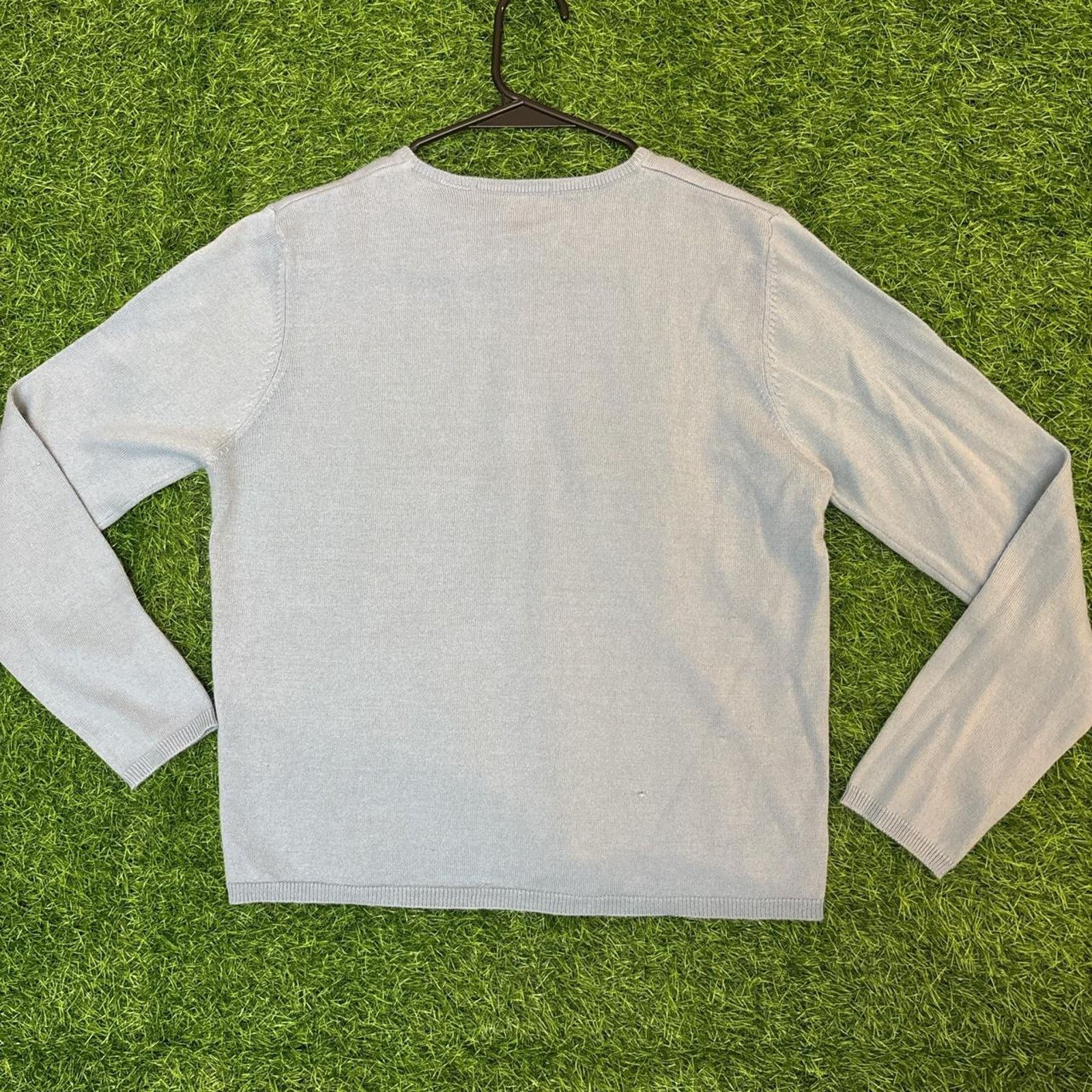 Old Navy Women's Vintage Embroidered Old Navy Button Up Sweater Size L / US 10 / IT 46 - 2 Thumbnail