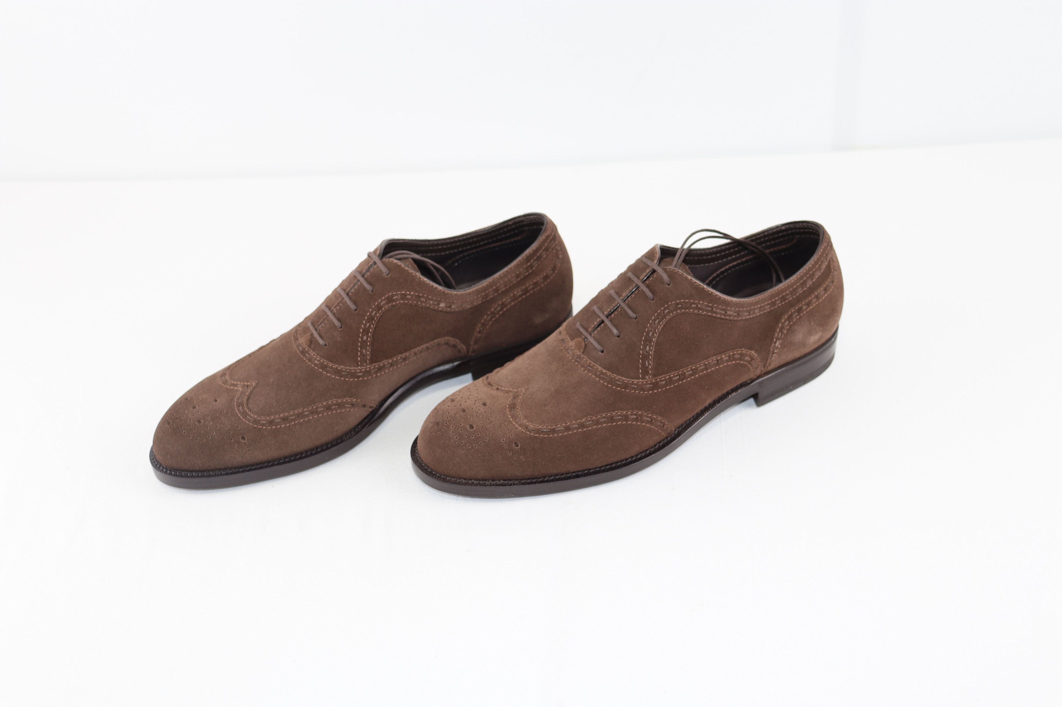Bottega Veneta o1rshd1 Calf Skin Suede Leather Sole Shoe in Brown Size US 8 / EU 41 - 7 Thumbnail
