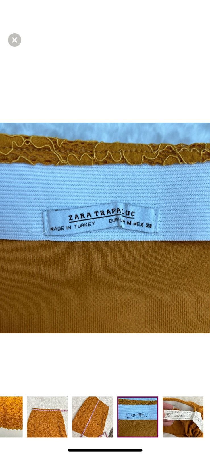 Zara Zara trafaluc medium lace pencil skirt Size 28" / US 6 / IT 42 - 3 Thumbnail