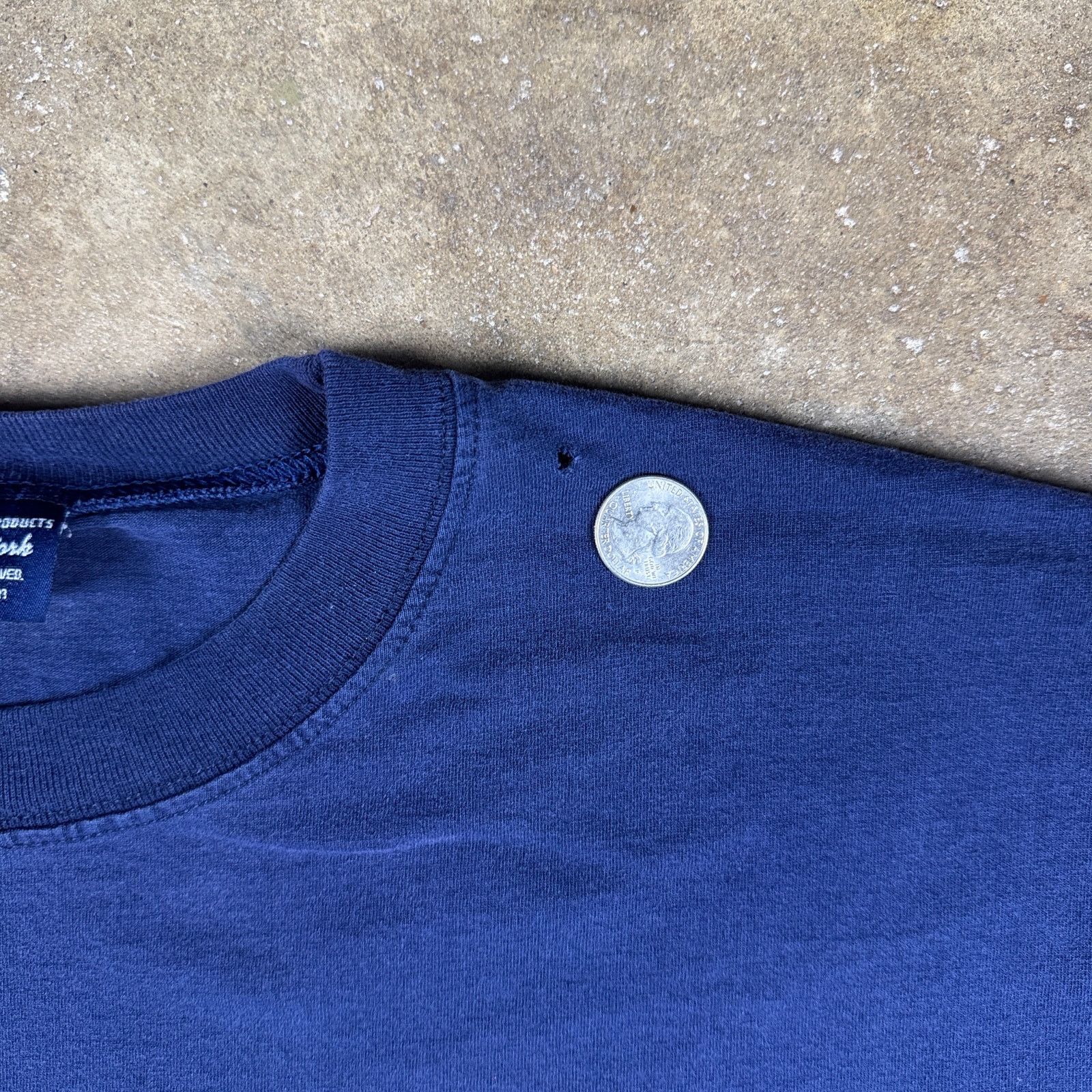 Other NYPD T-Shirt Y2K Men’s L Navy Cracked Print Police Dept Tee Size US L / EU 52-54 / 3 - 5 Thumbnail