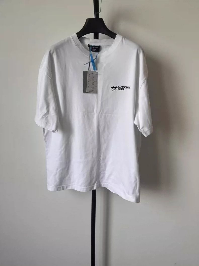Balenciaga Letter logo short sleeve T-shirt white