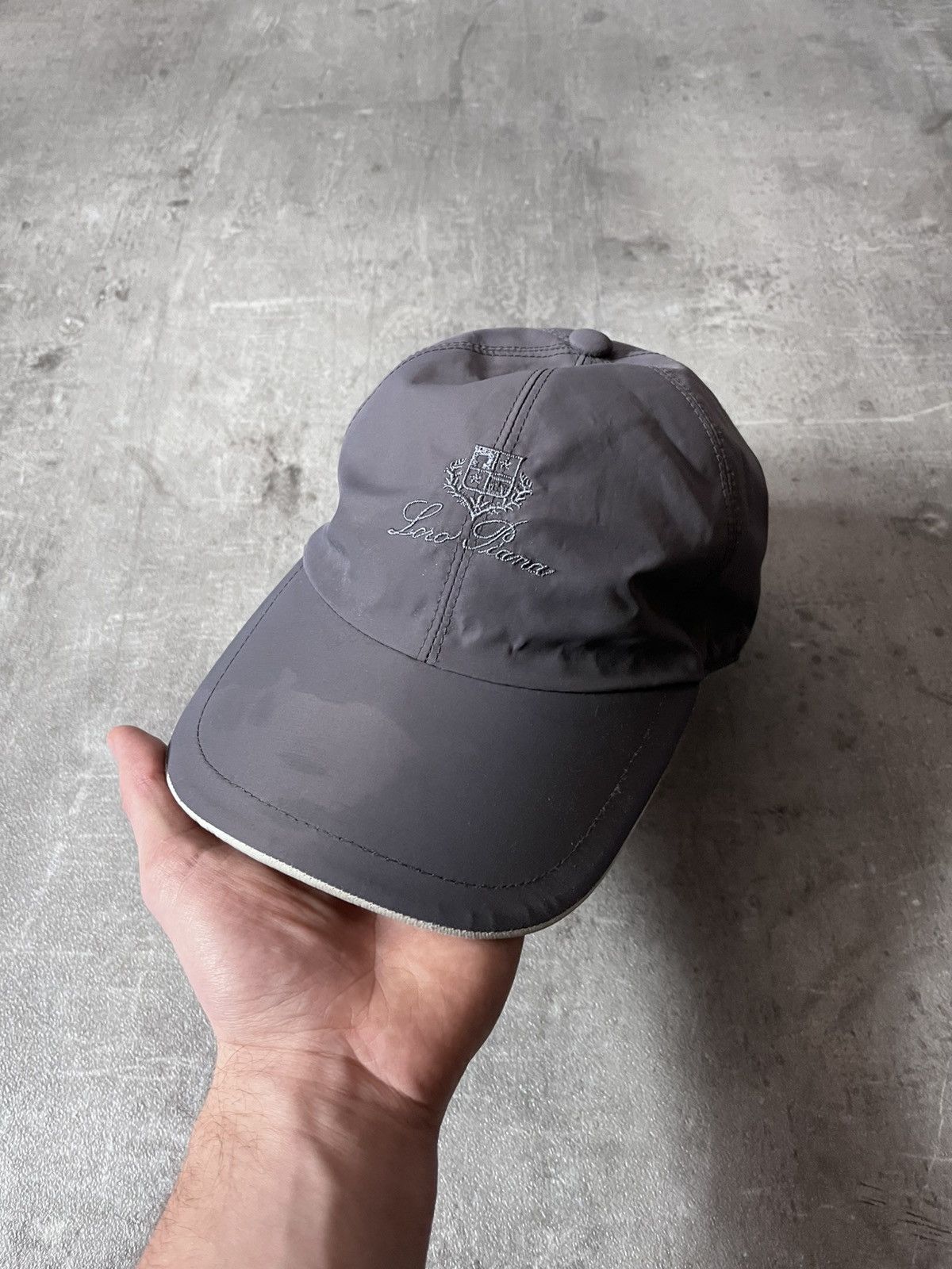Loro Piana Loro Piana storm system nylon grey cap Size ONE SIZE - 1 Thumbnail
