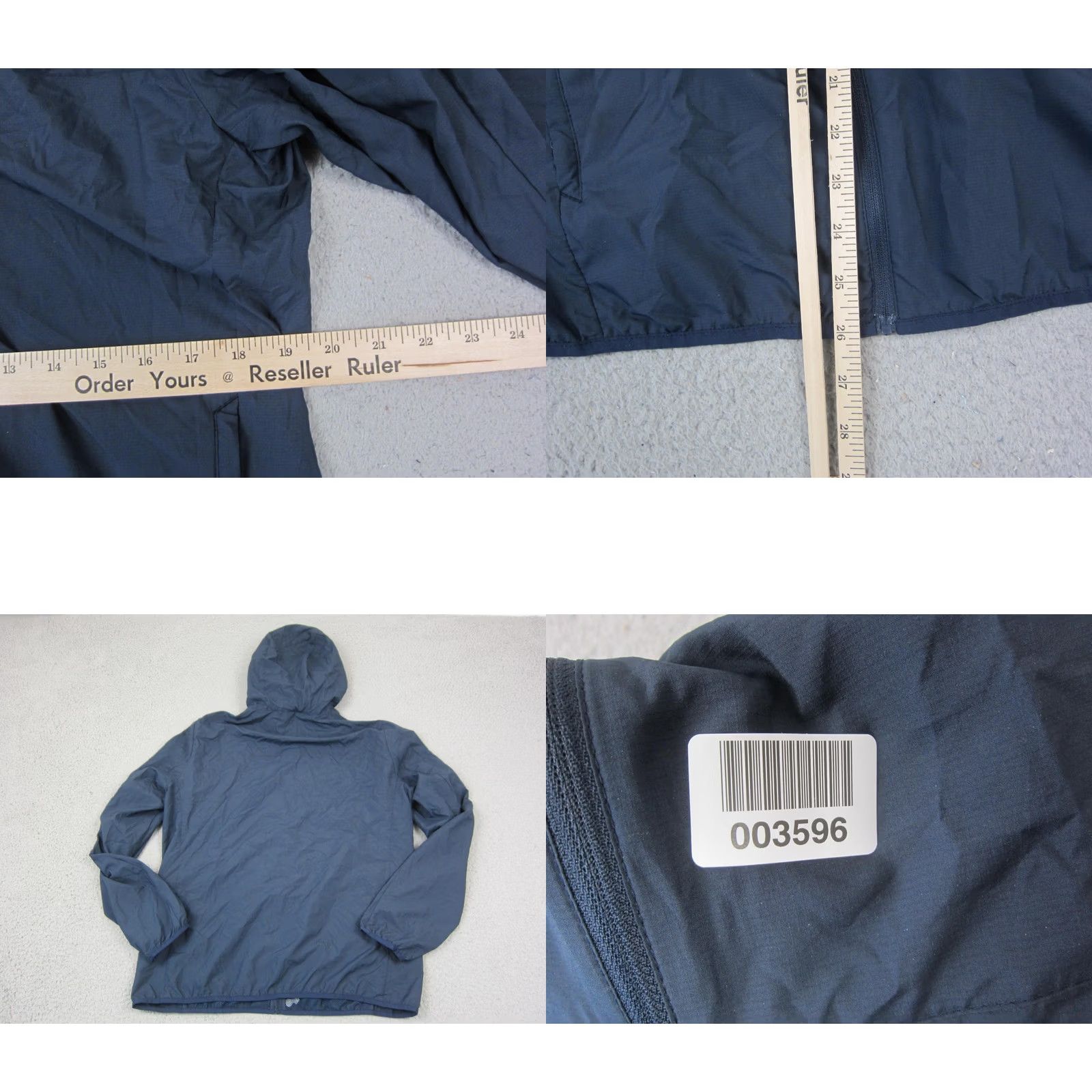Uniqlo Uniqlo Jacket Mens Medium Blue Windbreaker Ripstop Hooded Full Zip Outdoors Size US M / EU 48-50 / 2 - 8 Thumbnail