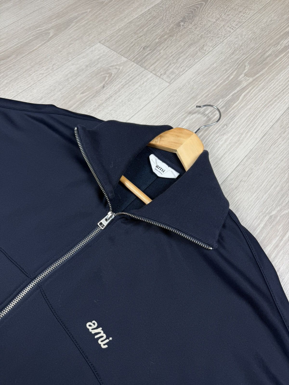 AMI AMI Paris Zip Track Top Sweatshirt Size L Size US L / EU 52-54 / 3 - 4 Thumbnail