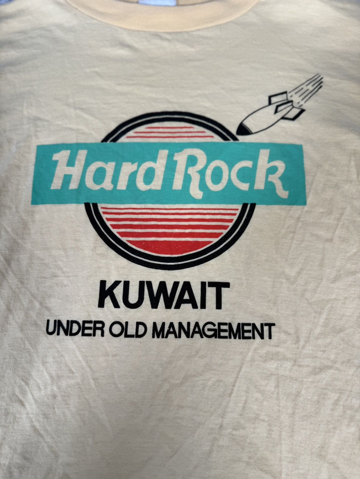 Hard Rock Cafe Vintage Made in USA Hard Rock Cafe Kuwait Boxy T-Shirt Size US XL / EU 56 / 4 - 3 Thumbnail