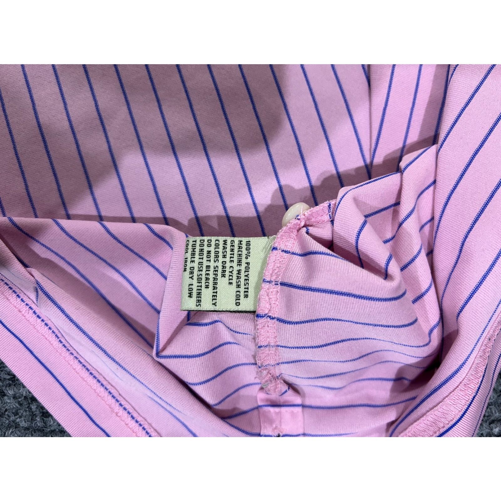 Vintage Donald Ross Polo Shirt Mens L pink Performance Golf Embroidered Logo Size US L / EU 52-54 / 3 - 7 Thumbnail