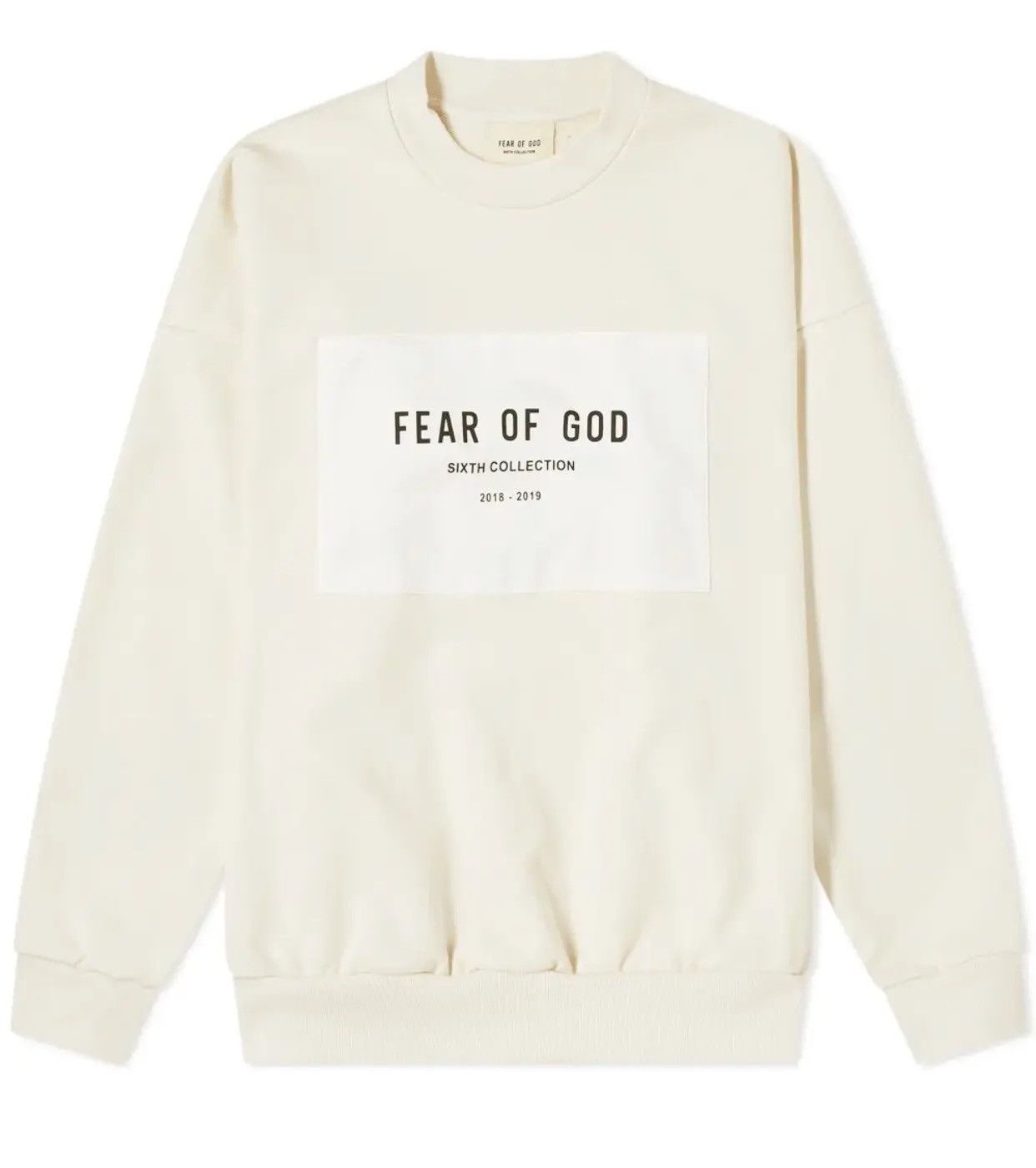 Fear of God Sixth Collection Logo Crewneck Size L