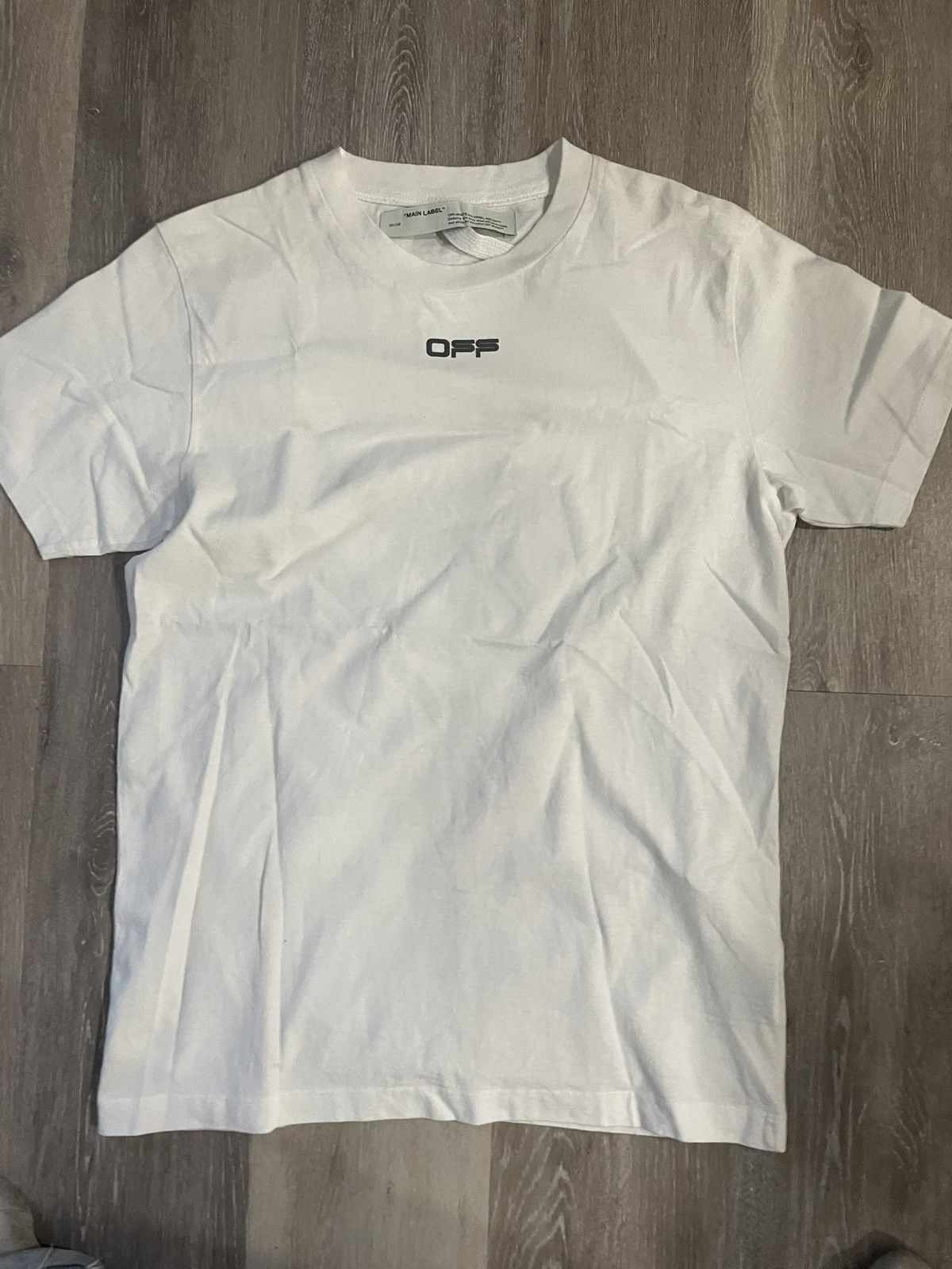 Off-White OFF WHITE “tape” design o. the back white size M Size US M / EU 48-50 / 2 - 1 Thumbnail