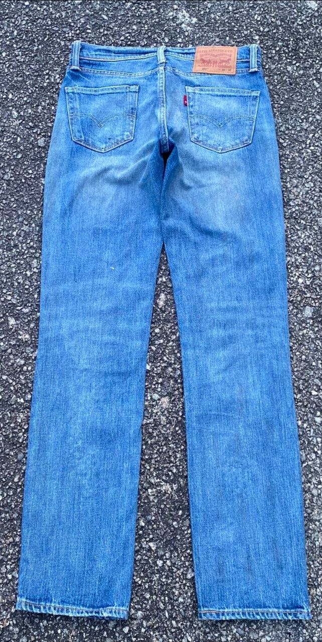 Levi's Vintage Levis 511 Slim Distressed Denim Size US 29 - 2 Thumbnail