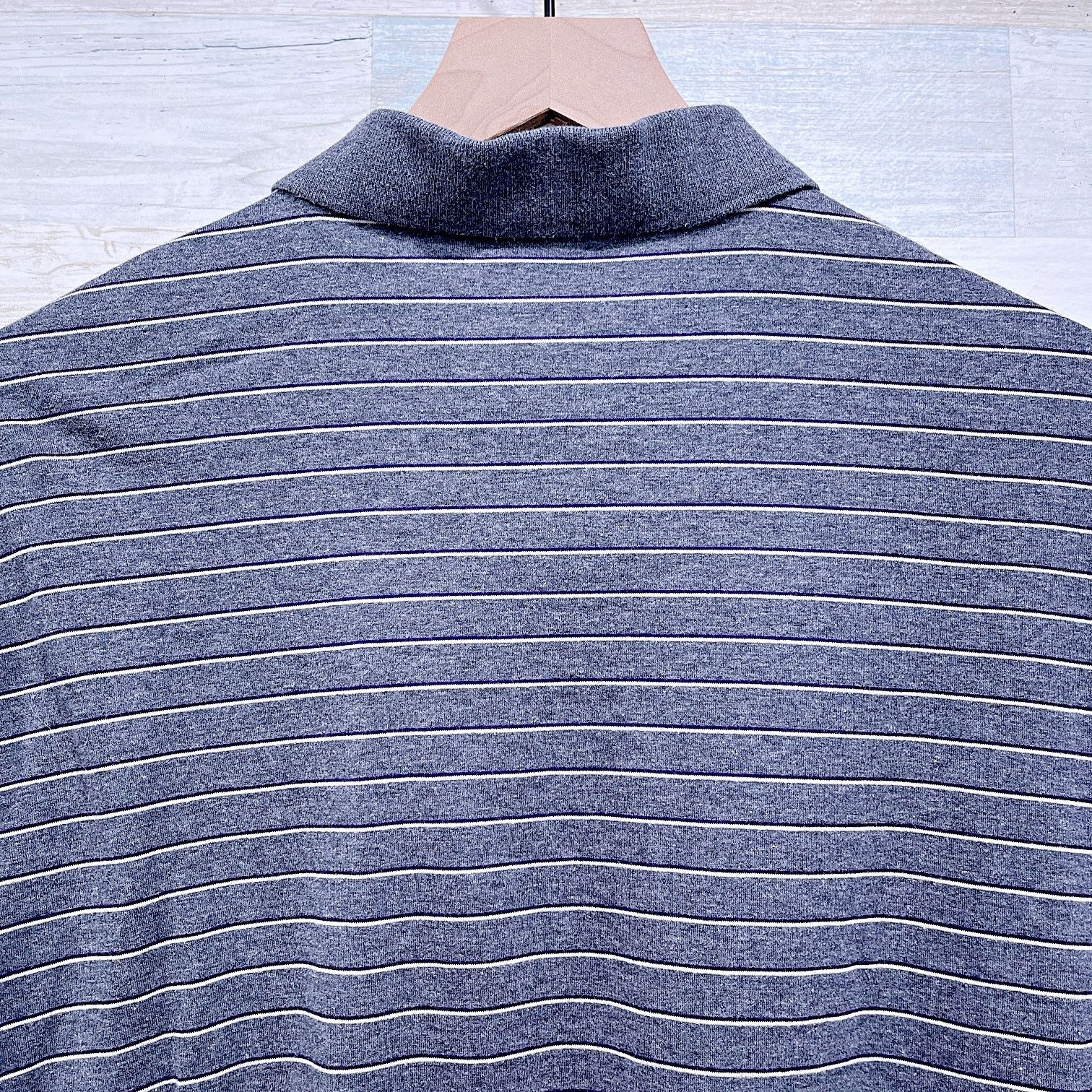 Polo Ralph Lauren × RLX Ralph Lauren × Vintage POLO GOLF Ralph Lauren Pima Cotton Polo Gray Stripe Mens L Size US L / EU 52-54 / 3 - 4 Thumbnail