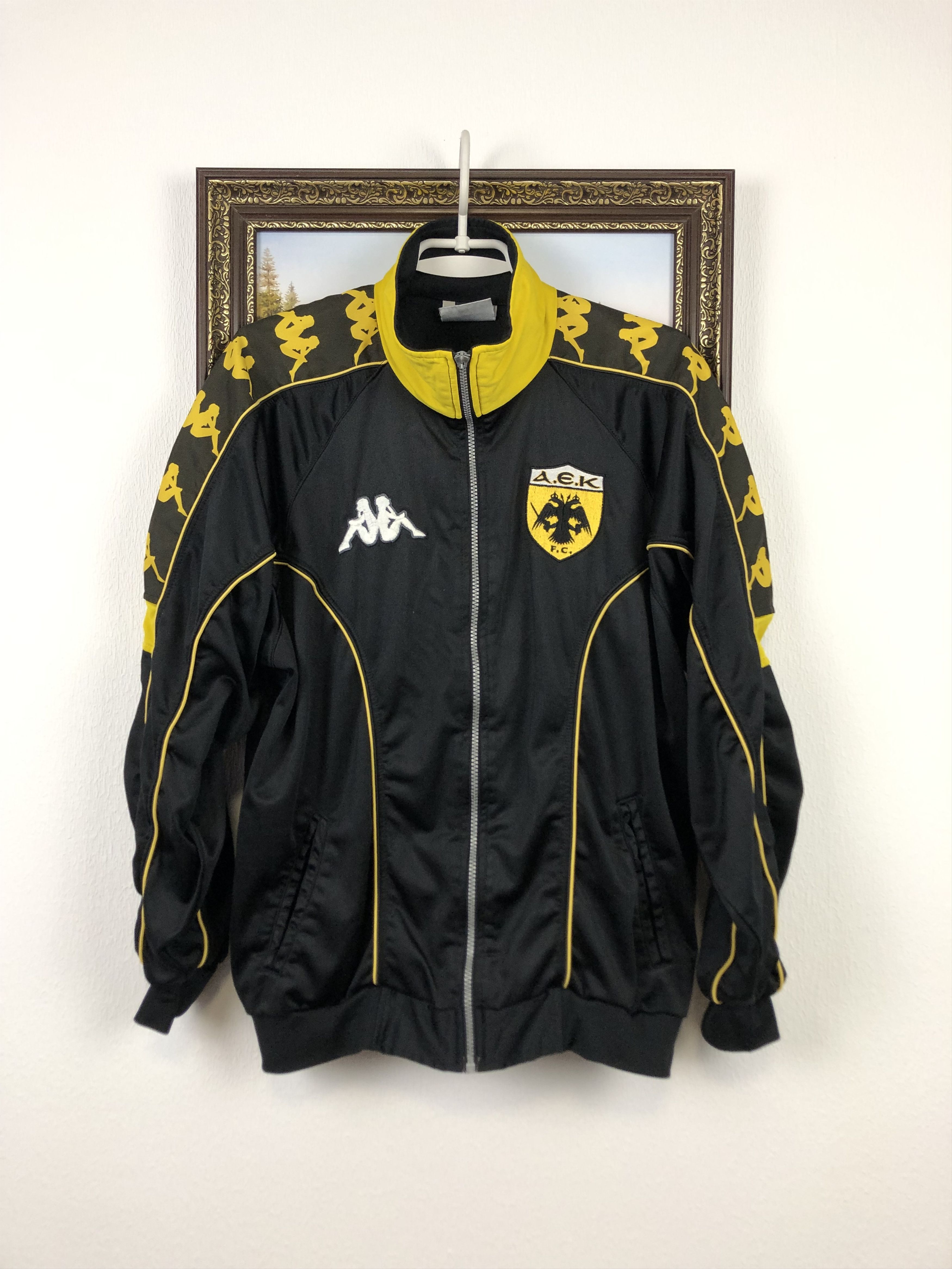AEK Athens Football Vintage Jacket Rare Soccer Track Top