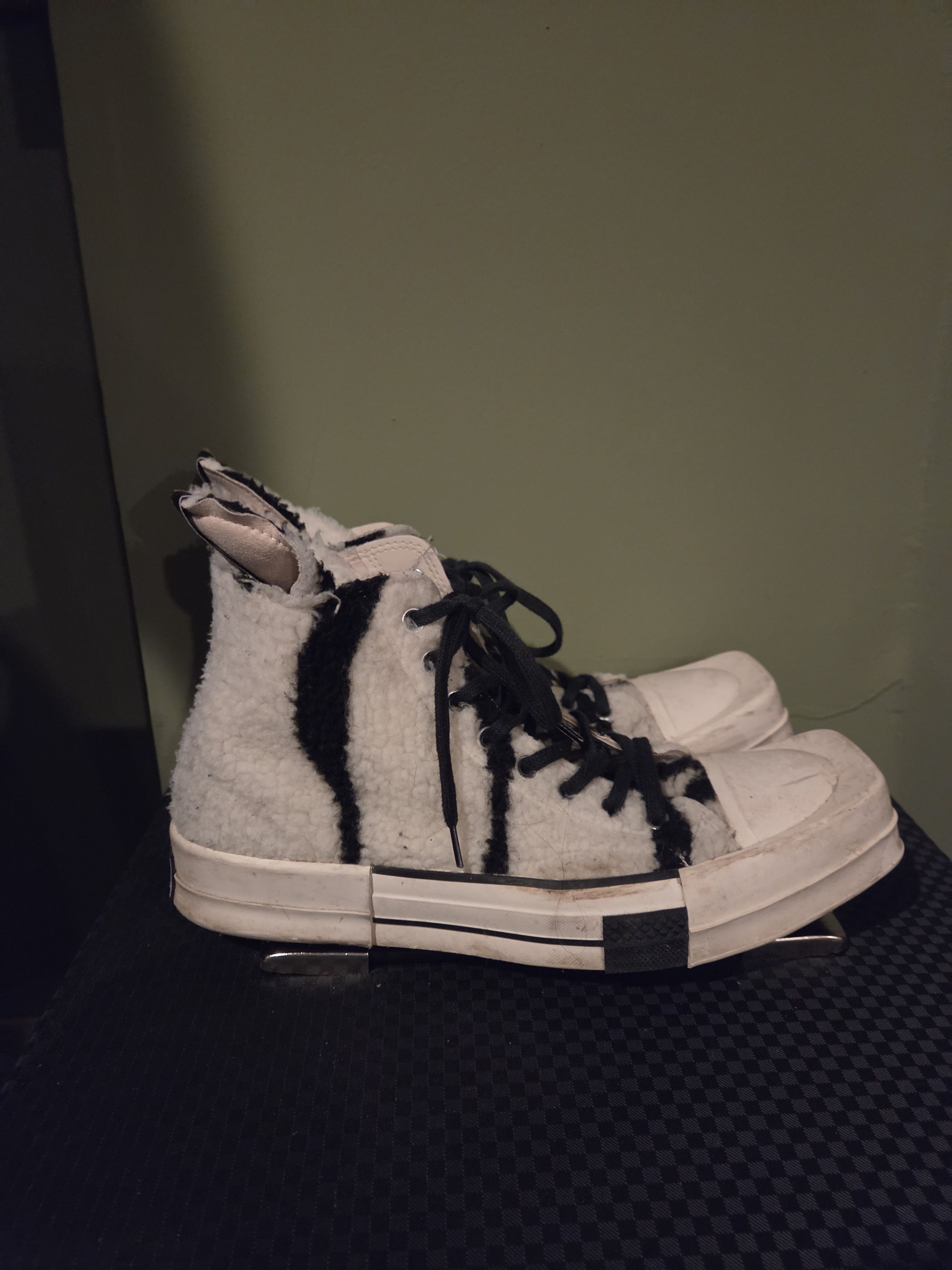 Converse × Rick Owens Drkshdw TURBODRK Size US 9 / EU 42 - 4 Thumbnail