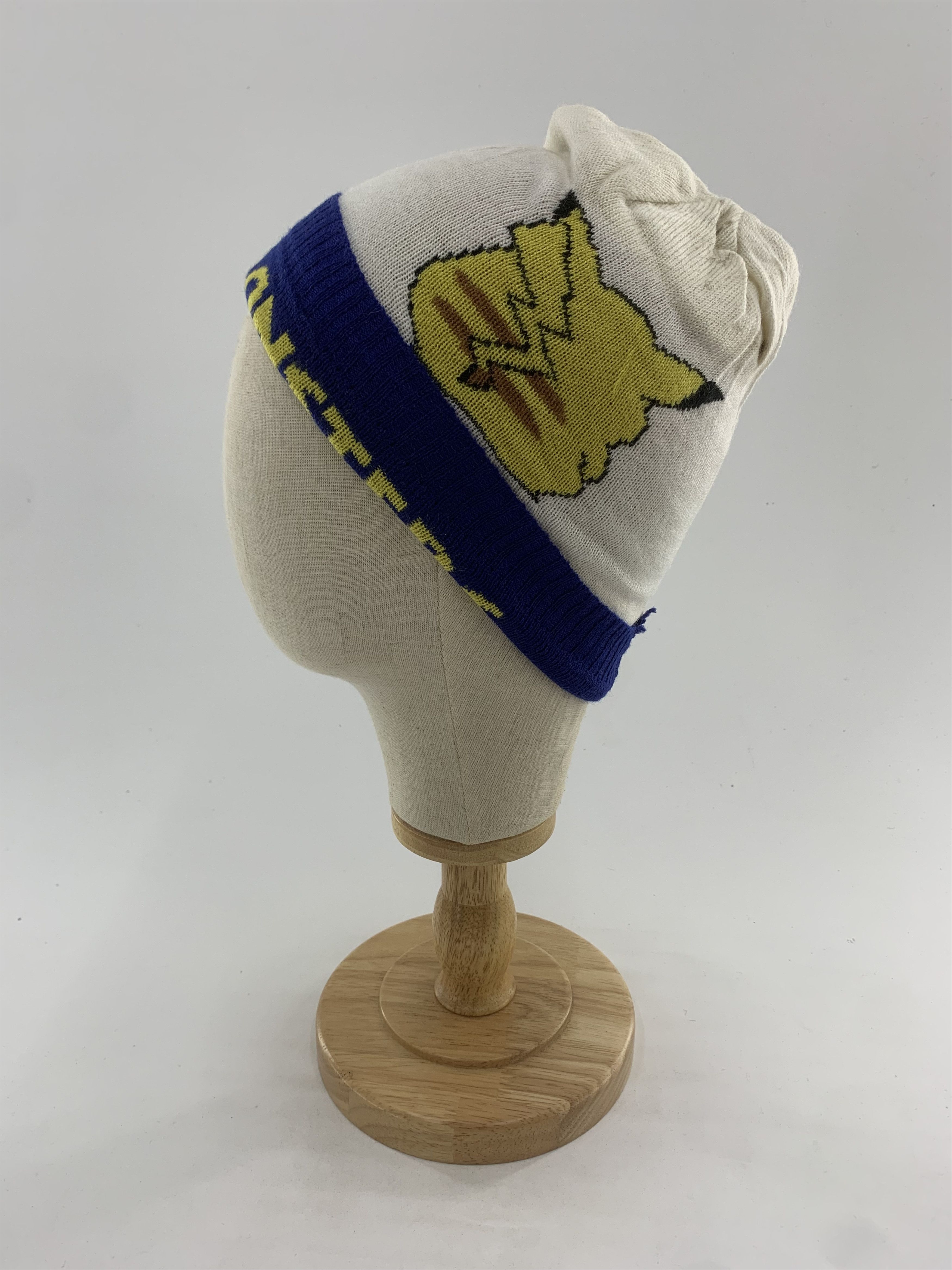 Japanese Brand × Nintendo × Vintage Monster Pikacchu Beanie Hat Snowcap Size ONE SIZE - 1 Thumbnail