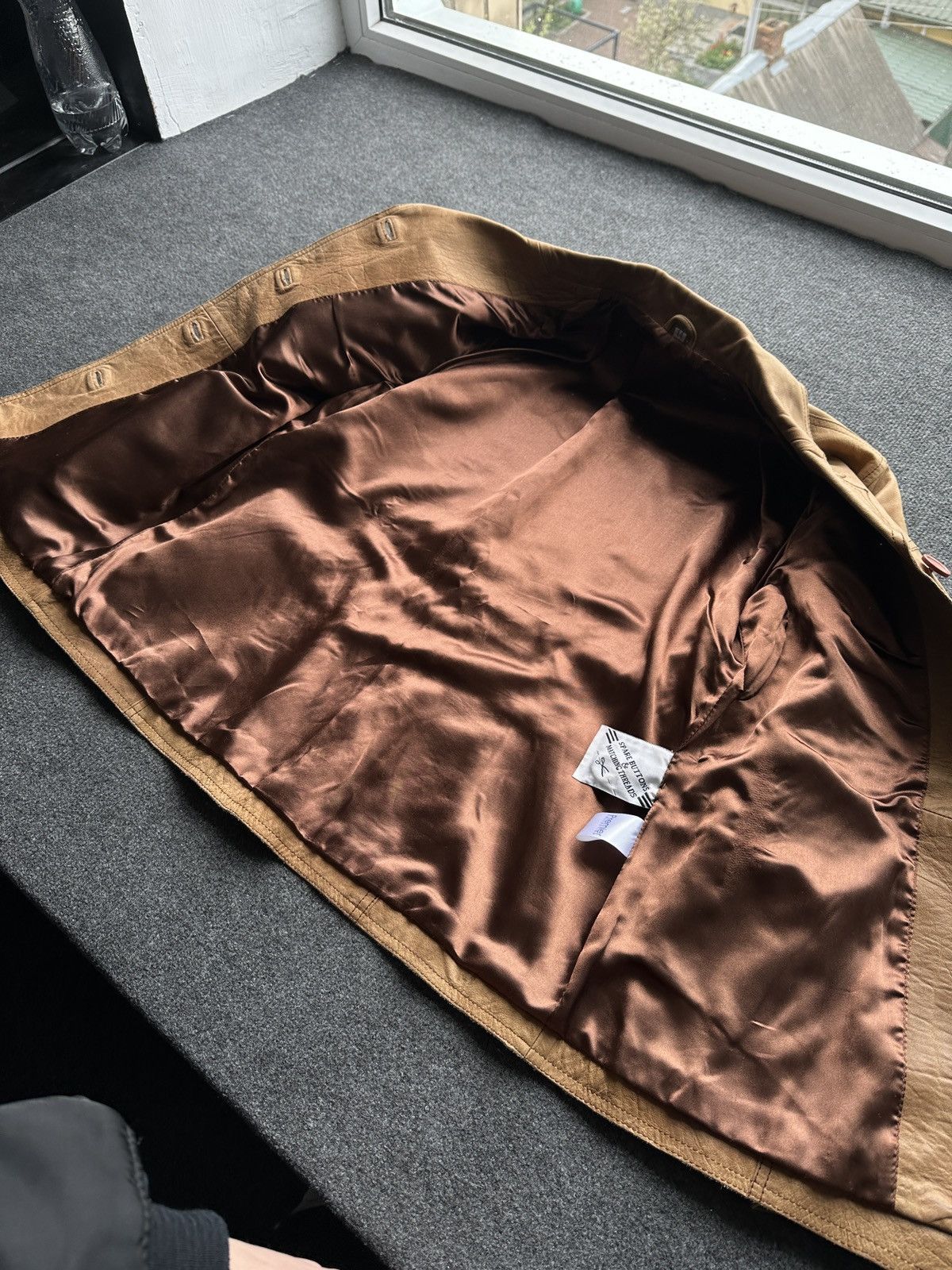 Other 🚨VNTG LEATHER JACKET AVANT GARDE WESTERN BROWN MOTO Size US M / EU 48-50 / 2 - 10 Thumbnail