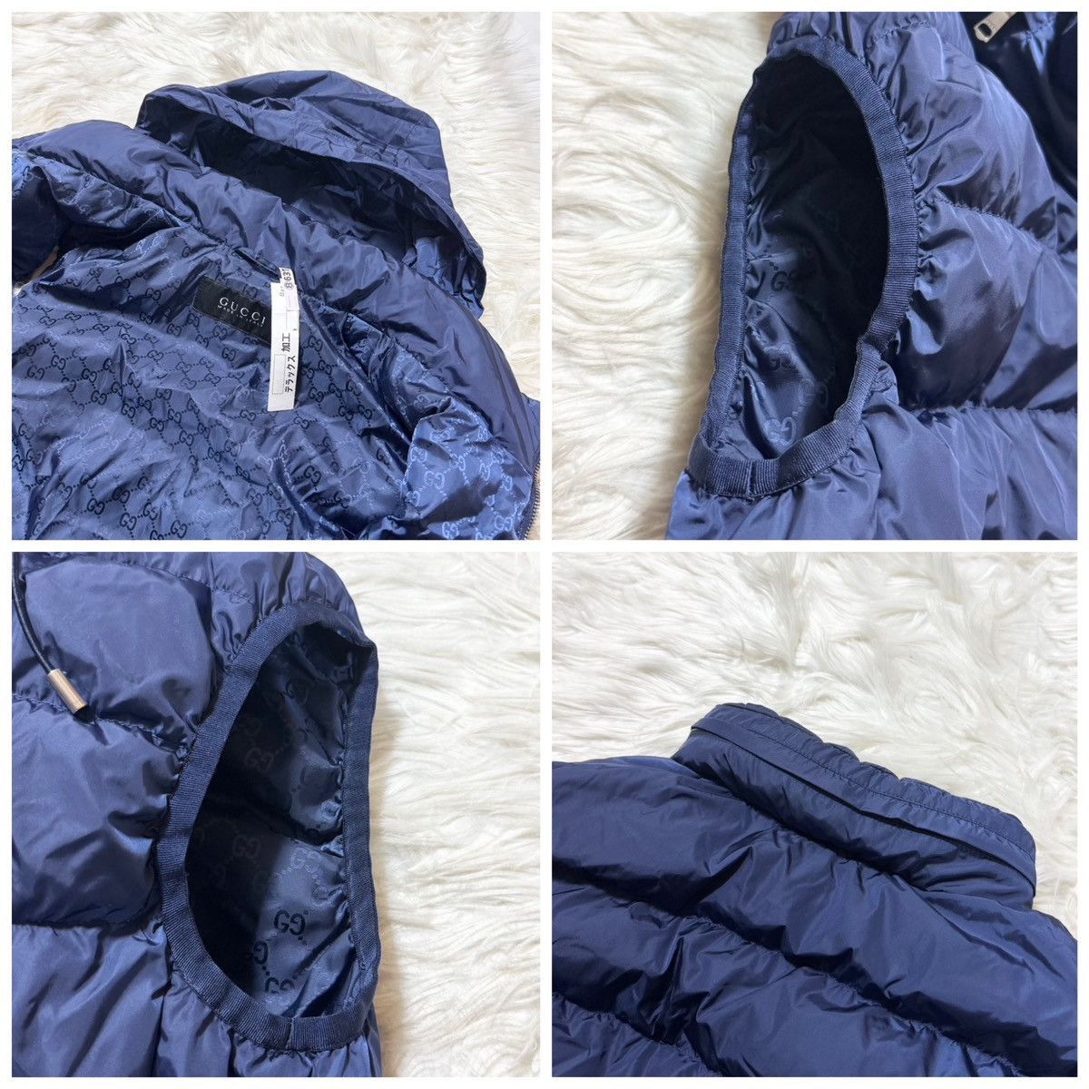 Gucci Authentic Gucci Down Vest Leather Patch GG Monogram Jacket Size US S / EU 44-46 / 1 - 4 Thumbnail