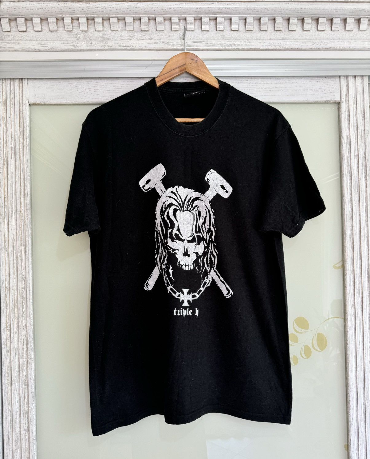 Vintage × WWE × WWF Vintage Triple H 2004 Wrestlemania T-shirt Size US L / EU 52-54 / 3 - 2 Thumbnail