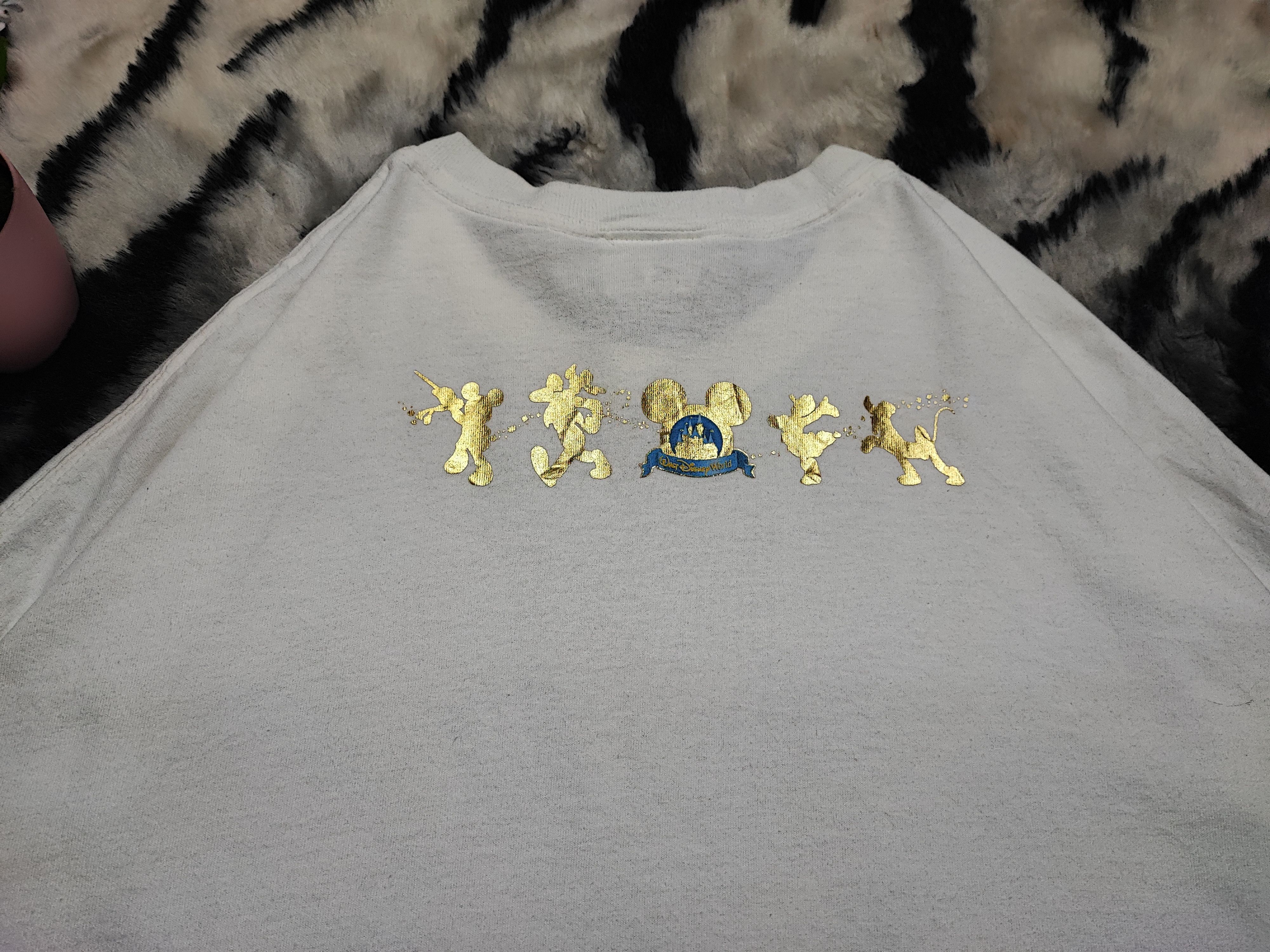Disney Vintage Hollywood Mickey White Tshirt Full Character Size US XXL / EU 58 / 5 - 14 Thumbnail