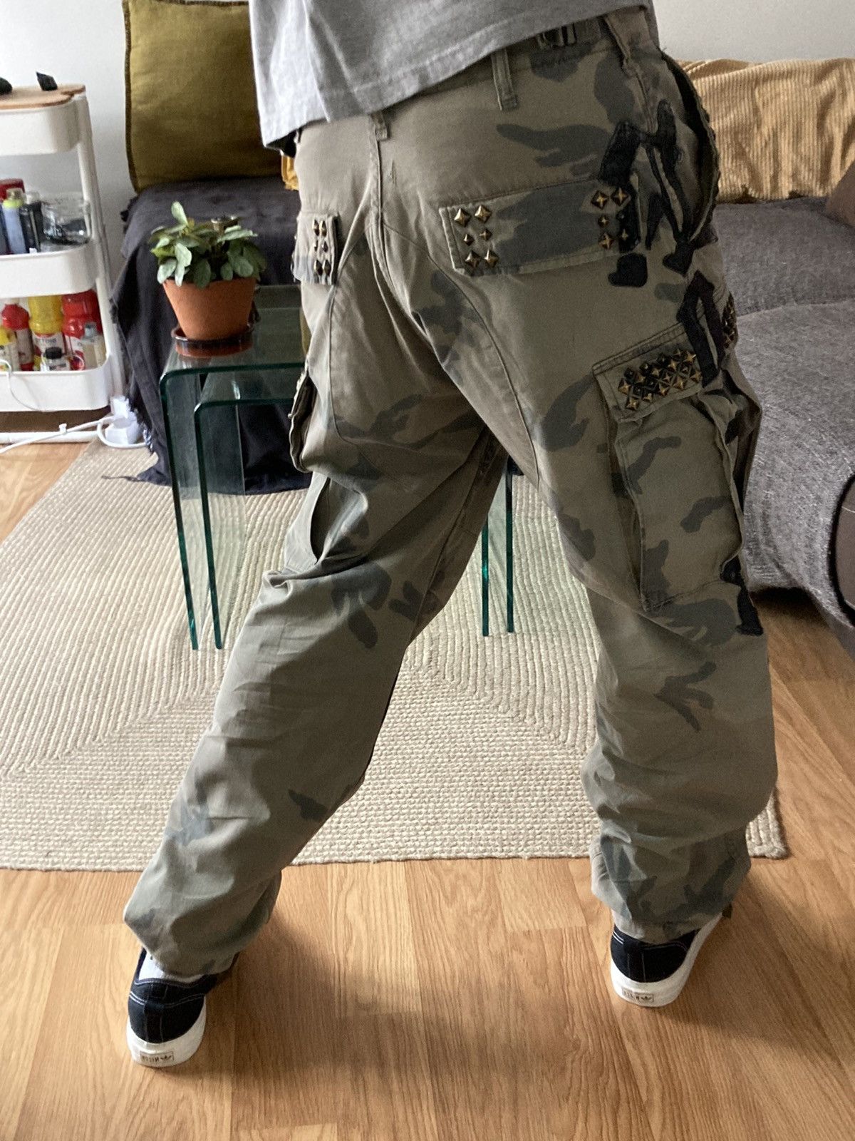 Designer × The Great China Wall × Vintage The Great China Wall - Camo Cargo Pant Size US 30 / EU 46 - 5 Thumbnail
