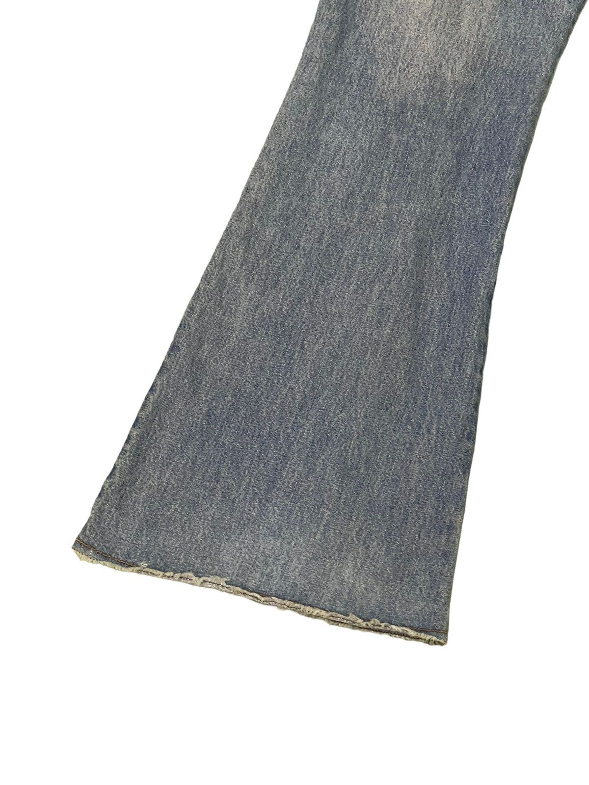 Japanese Brand Flare Jeans Jouer Aux Eches Distress Thin Bell Bottom 8🟦2 Size US 32 / EU 48 - 13 Thumbnail