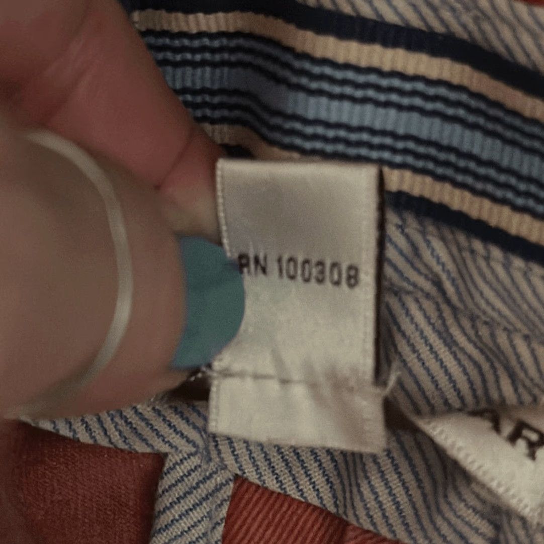 Peter Millar Peter Millar Bermuda Shorts Men 35 Winston Washed Twill Red Pima Cotton Mens, Red, 35, Regular Size US 35 - 6 Thumbnail