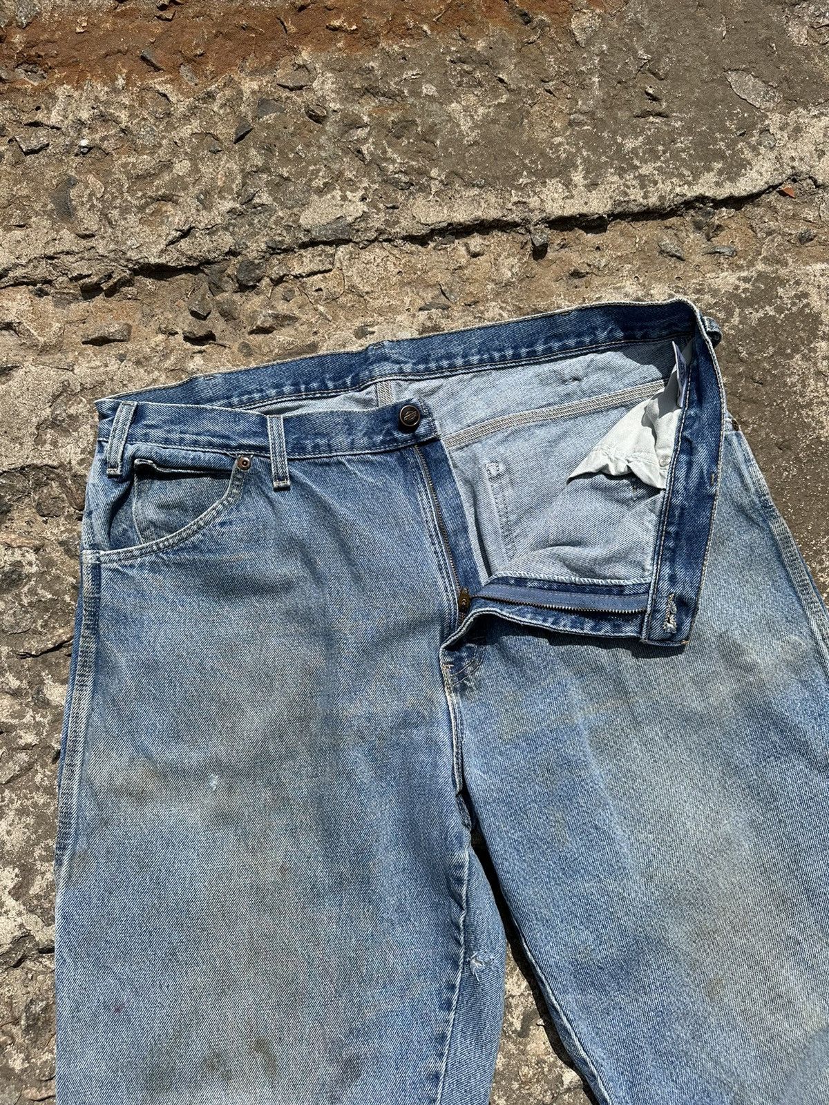 Dickies × Vintage Vintage 00s Dickies Carpenter Work Faded Jeans Pants Size US 38 / EU 54 - 10 Thumbnail
