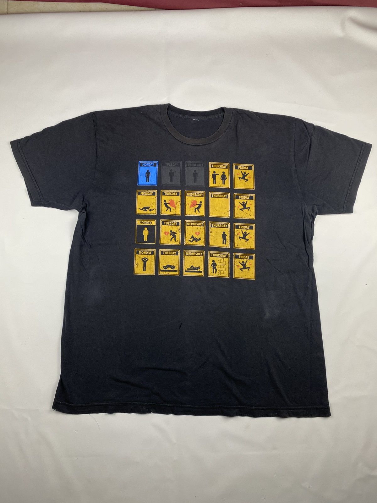 Vintage Vintage Stickman parody tshirt Size US XXL / EU 58 / 5 - 2 Thumbnail