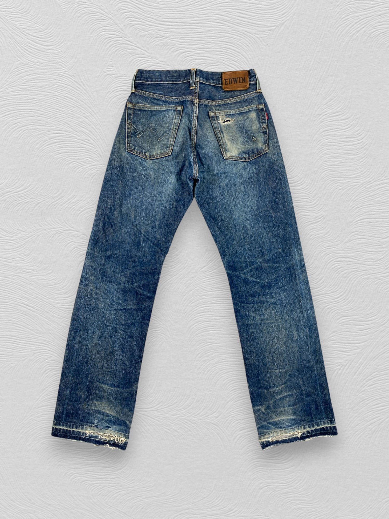 Edwin Selvedge Vintage Edwin Jeans 27x28.5 Denim- JN3725 Size US 27 - 2 Thumbnail