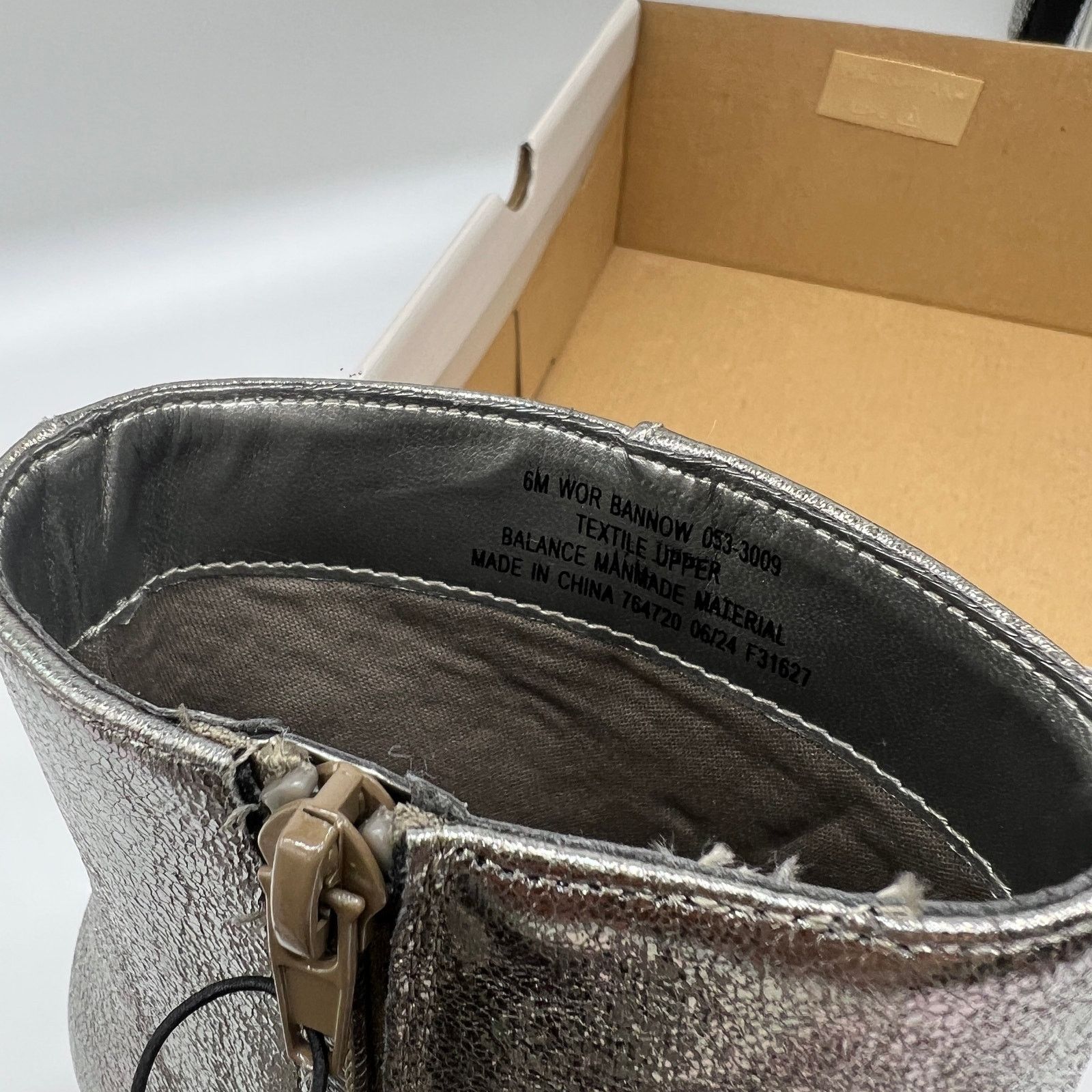 Other Worthington Womens Bannow Flared Heel Booties Pewter Size US 6 / IT 36 - 4 Thumbnail