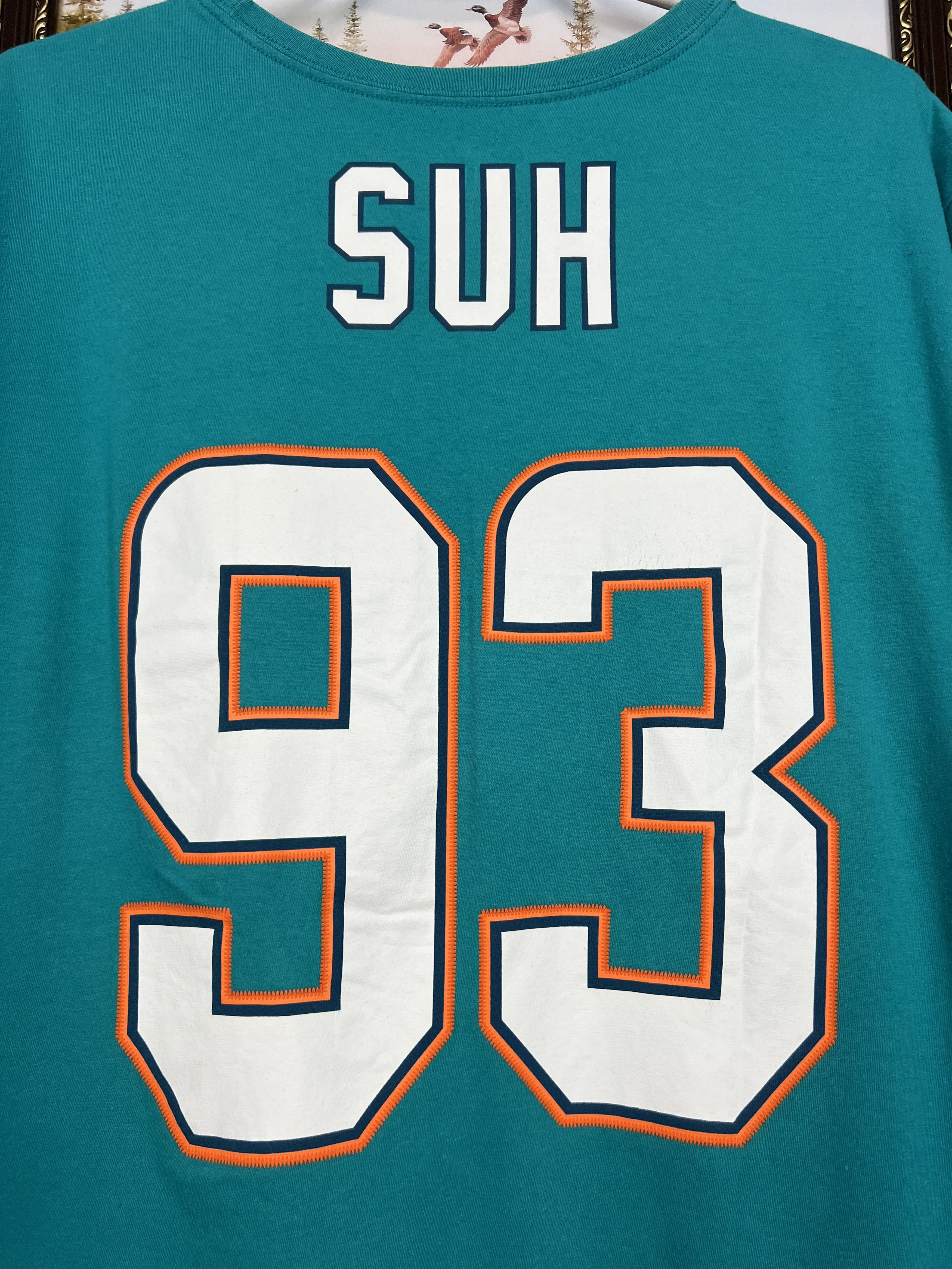 Nike Nike Regular Fit Miami Dolphins NFL SUH Shirt Football Size US XL / EU 56 / 4 - 11 Thumbnail