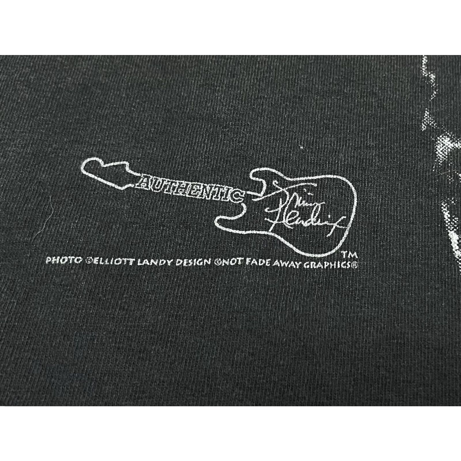 Delta VINTAGE Jimi Hendrix Shirt Delta Rock Graphic Print 90s Men L Black Short Sleeve Cotton Tee Mens Size US L / EU 52-54 / 3 - 3 Thumbnail
