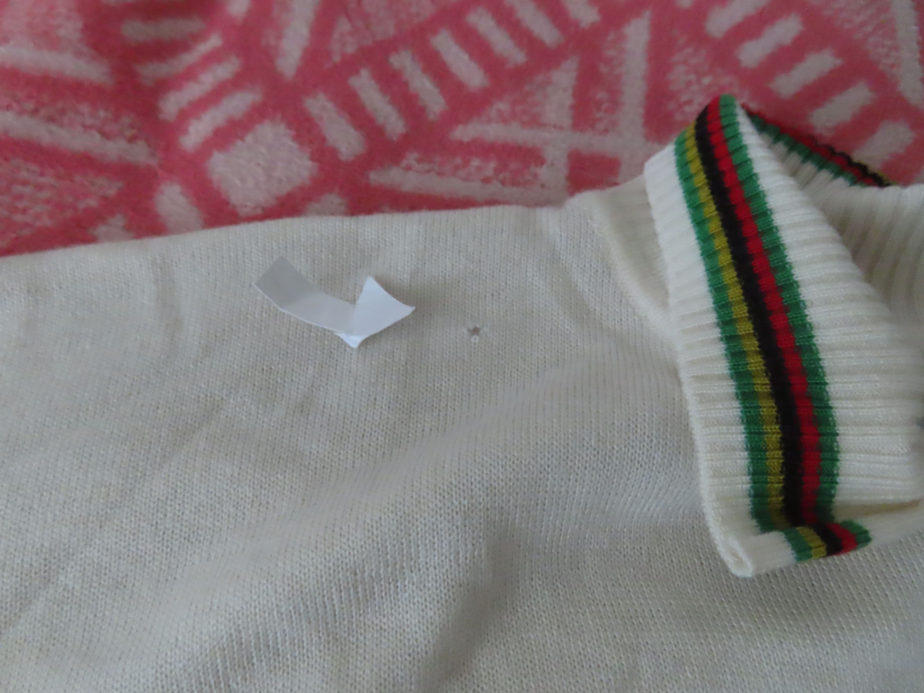 Bode × Designer BODE Cycling Stripe Logo Knitted Long Sleeve Polo Size US XXL / EU 58 / 5 - 4 Thumbnail