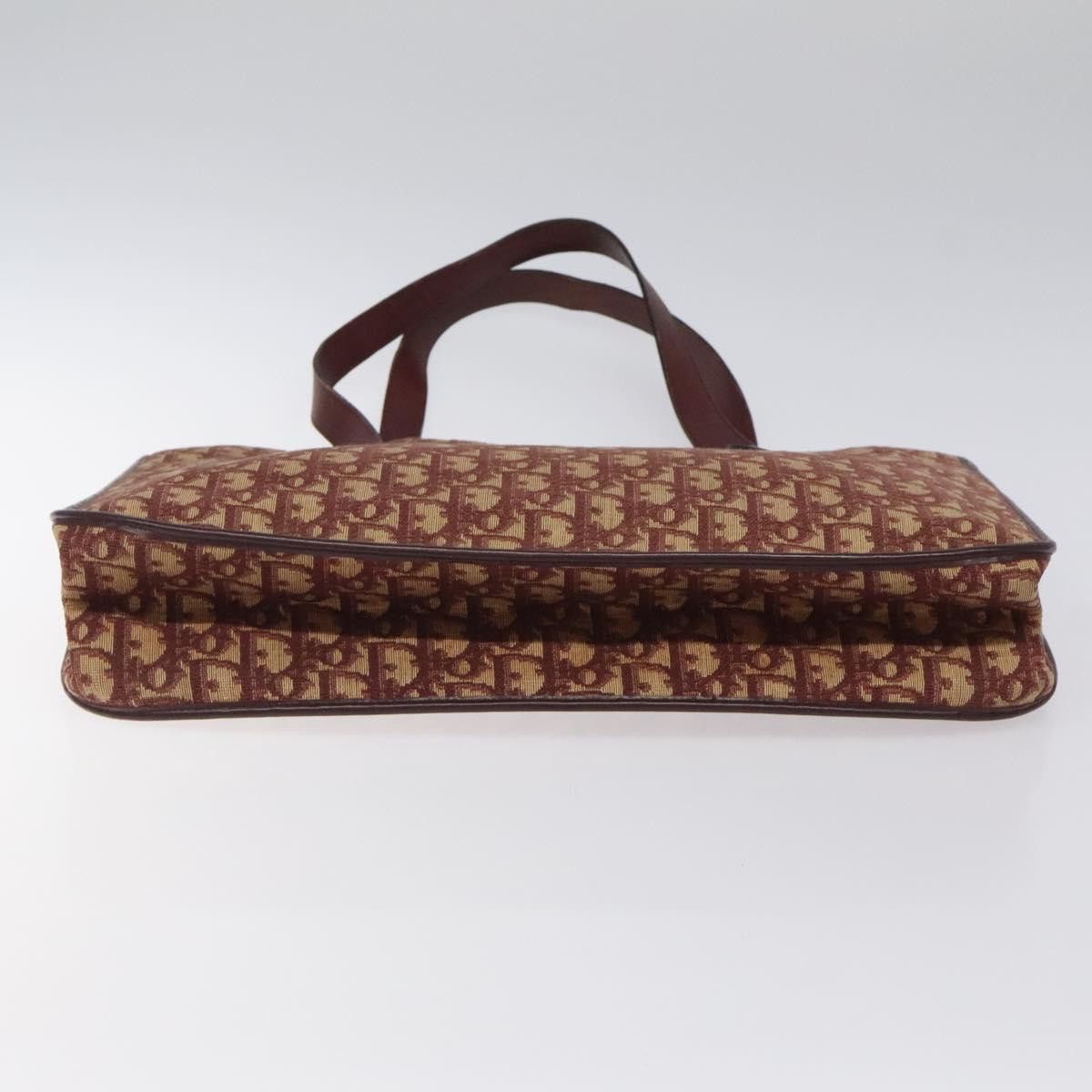 Dior DIOR Trotter Canvas Hand Bag Red Size ONE SIZE - 9 Thumbnail