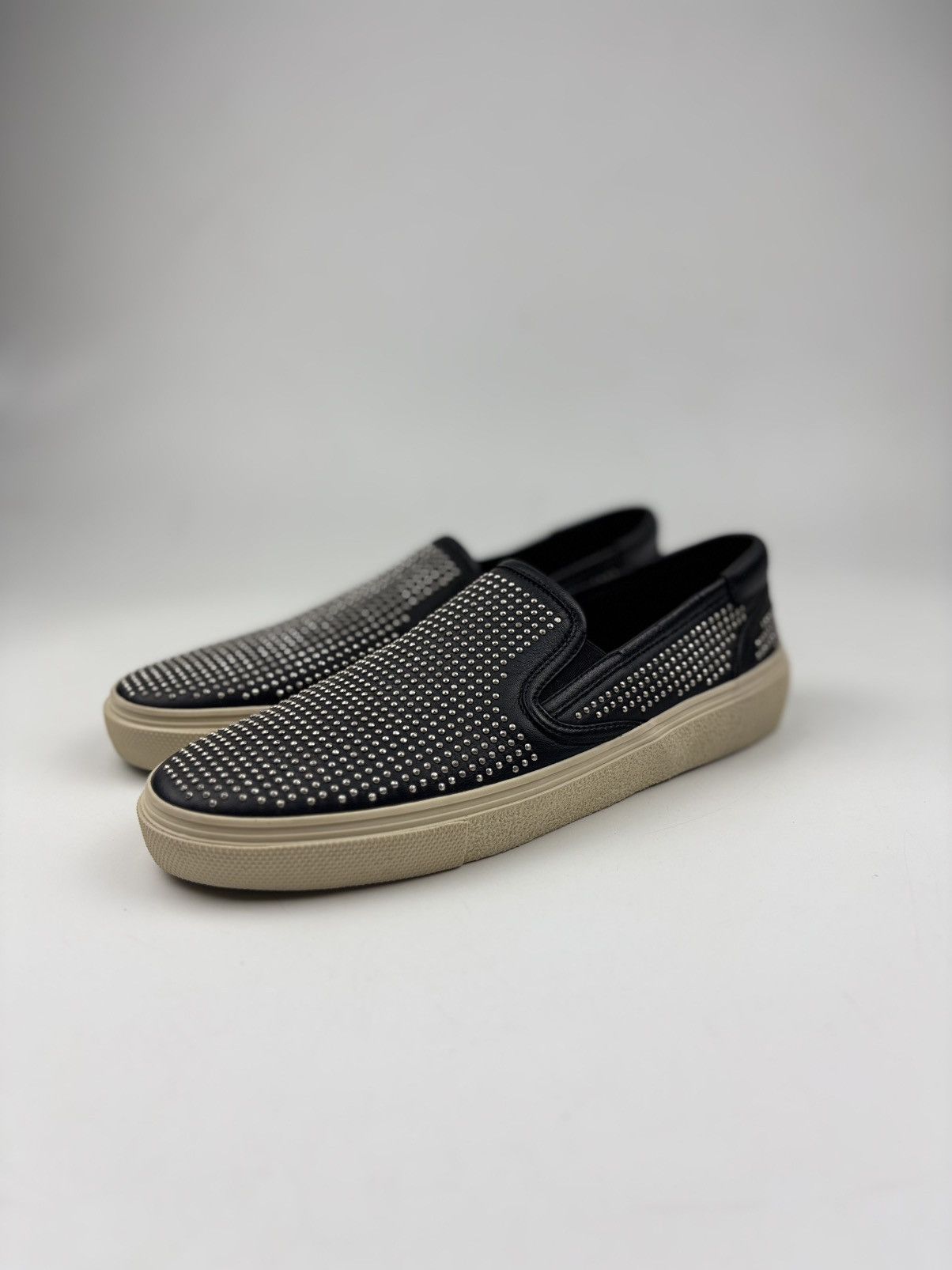 Saint Laurent Paris Saint Laurent Studded Slip on Sneakers Size US 6.5 / EU 39-40 - 3 Thumbnail