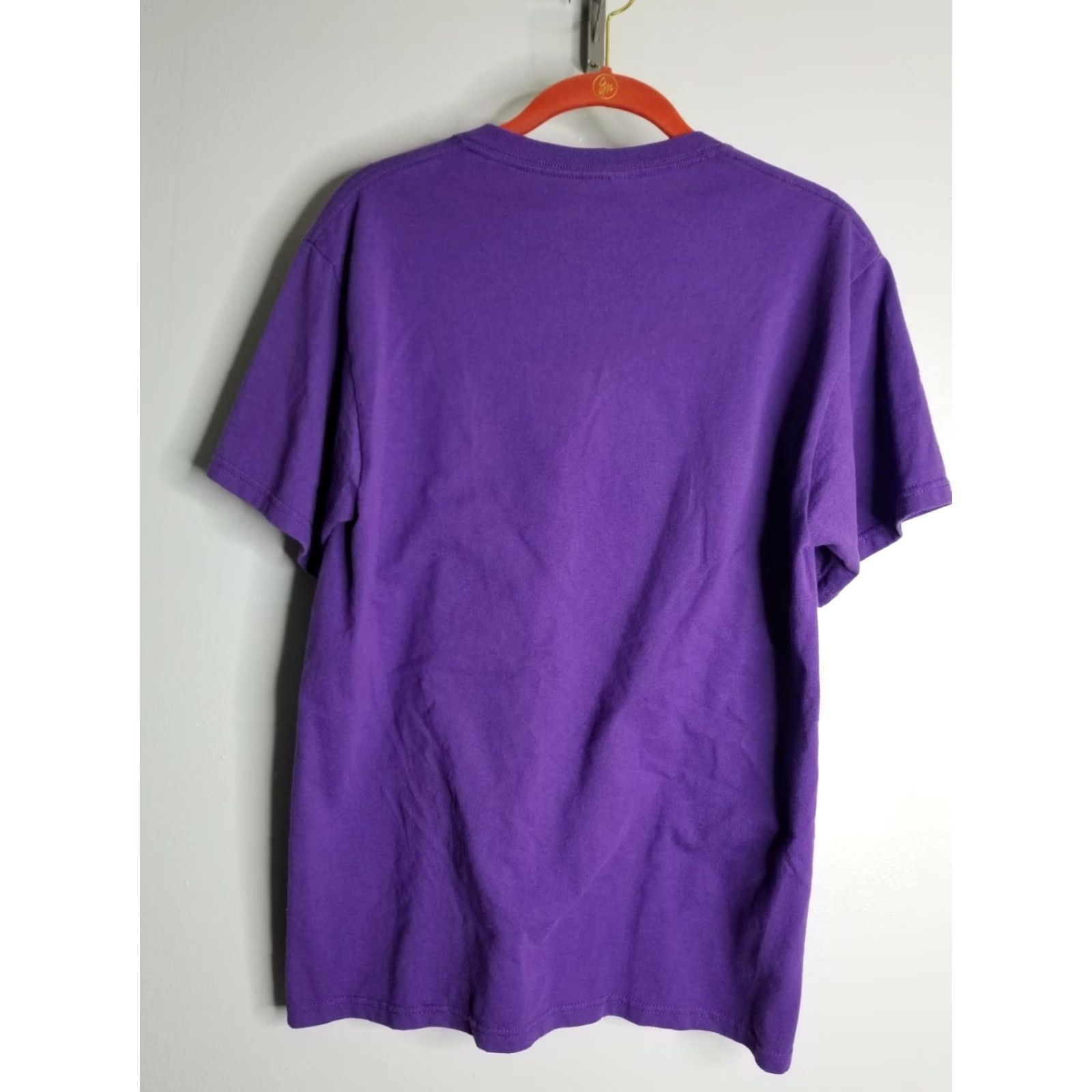 Fruit Of The Loom VINTAGE Mens M Neon Palm Tree Tourist T Shirt 90s Purple Size US M / EU 48-50 / 2 - 2 Thumbnail