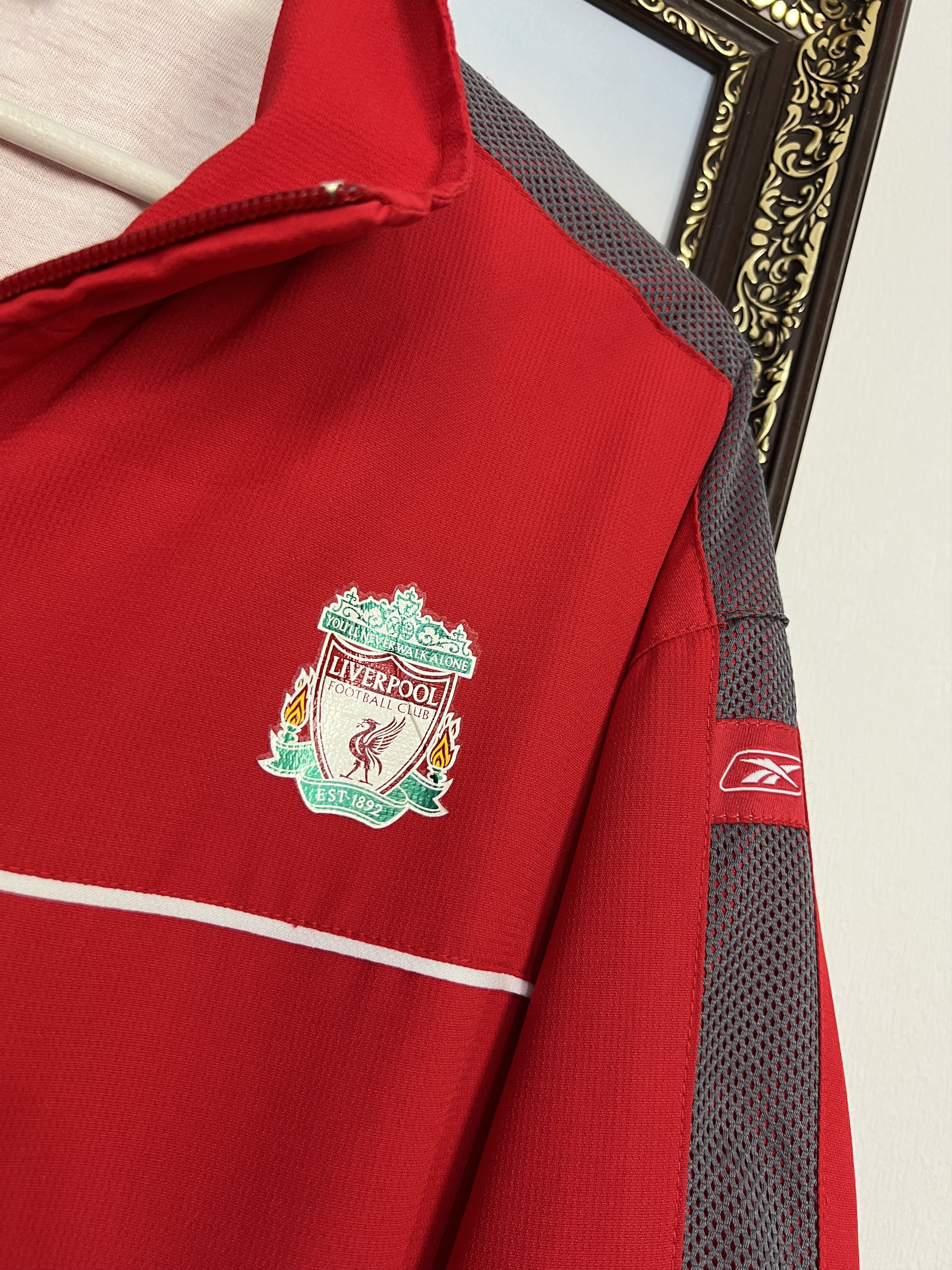 Reebok Vintage Reebok Liverpool Football Train Jacket Soccer Track Size US M / EU 48-50 / 2 - 3 Thumbnail
