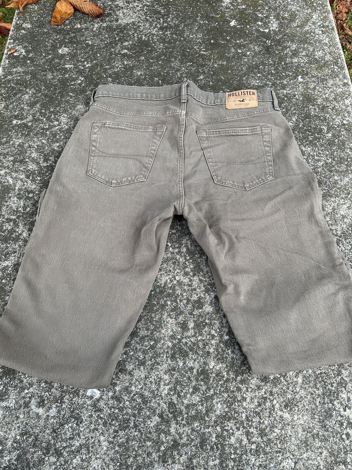 Hollister Khaki Greyish Hollister Co. Regular Fit Denim Jeans Size US 34 / EU 50 - 8 Thumbnail
